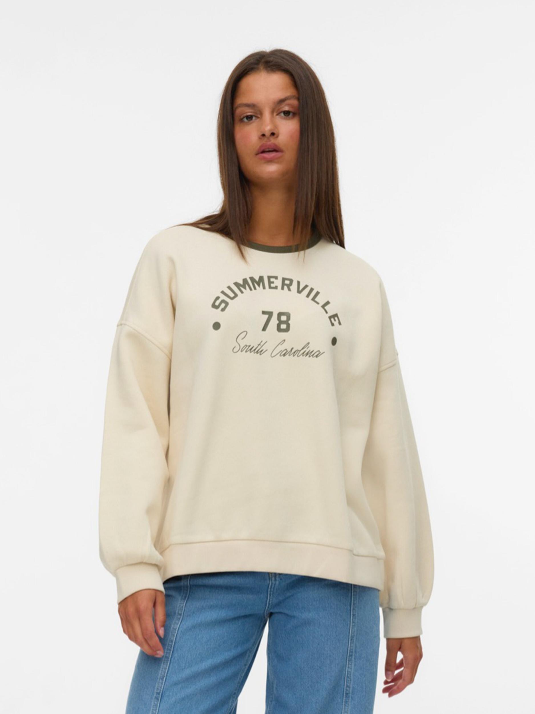 VERO MODA Tréning póló bézs / khaki