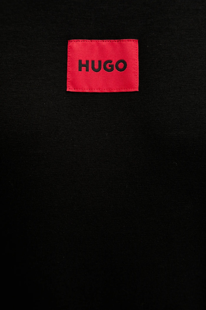 HUGO pizsama fekete, nyomott mintás, 50549188