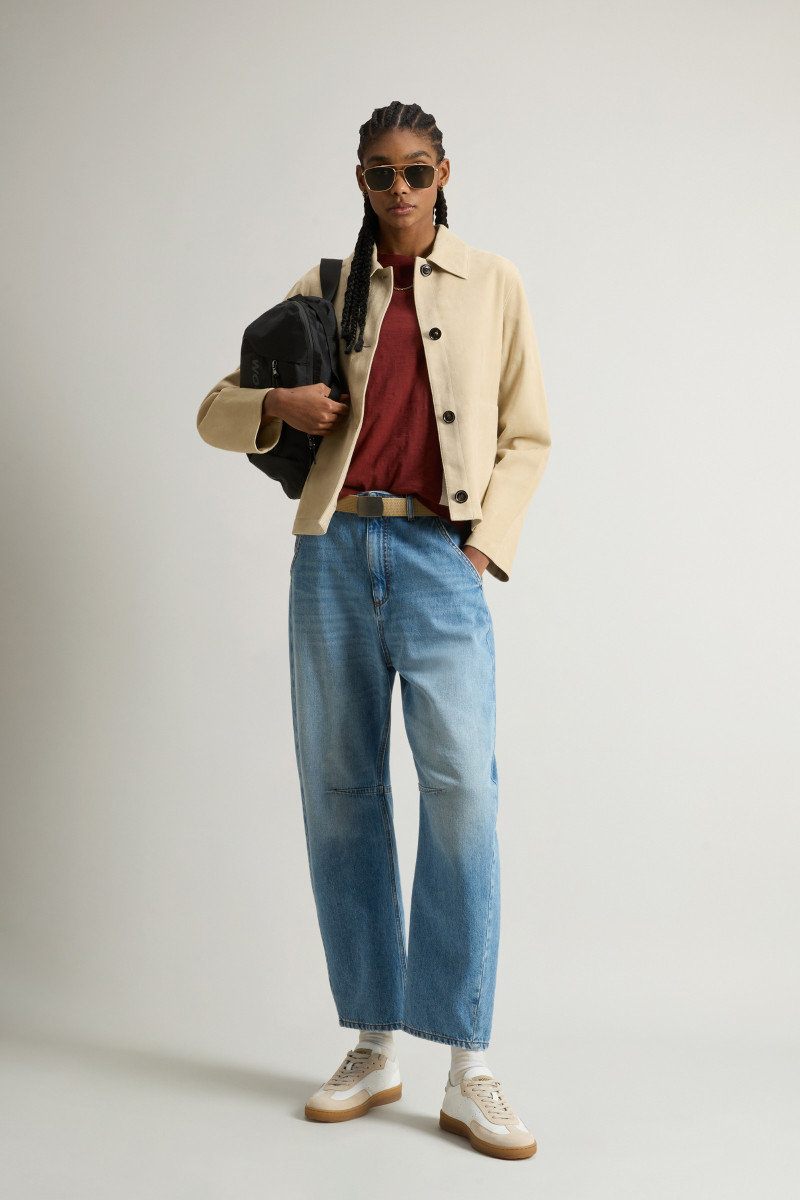 DZSEKI WOOLRICH LIGHT SUEDE JACKET