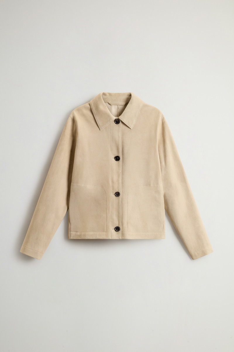 DZSEKI WOOLRICH LIGHT SUEDE JACKET
