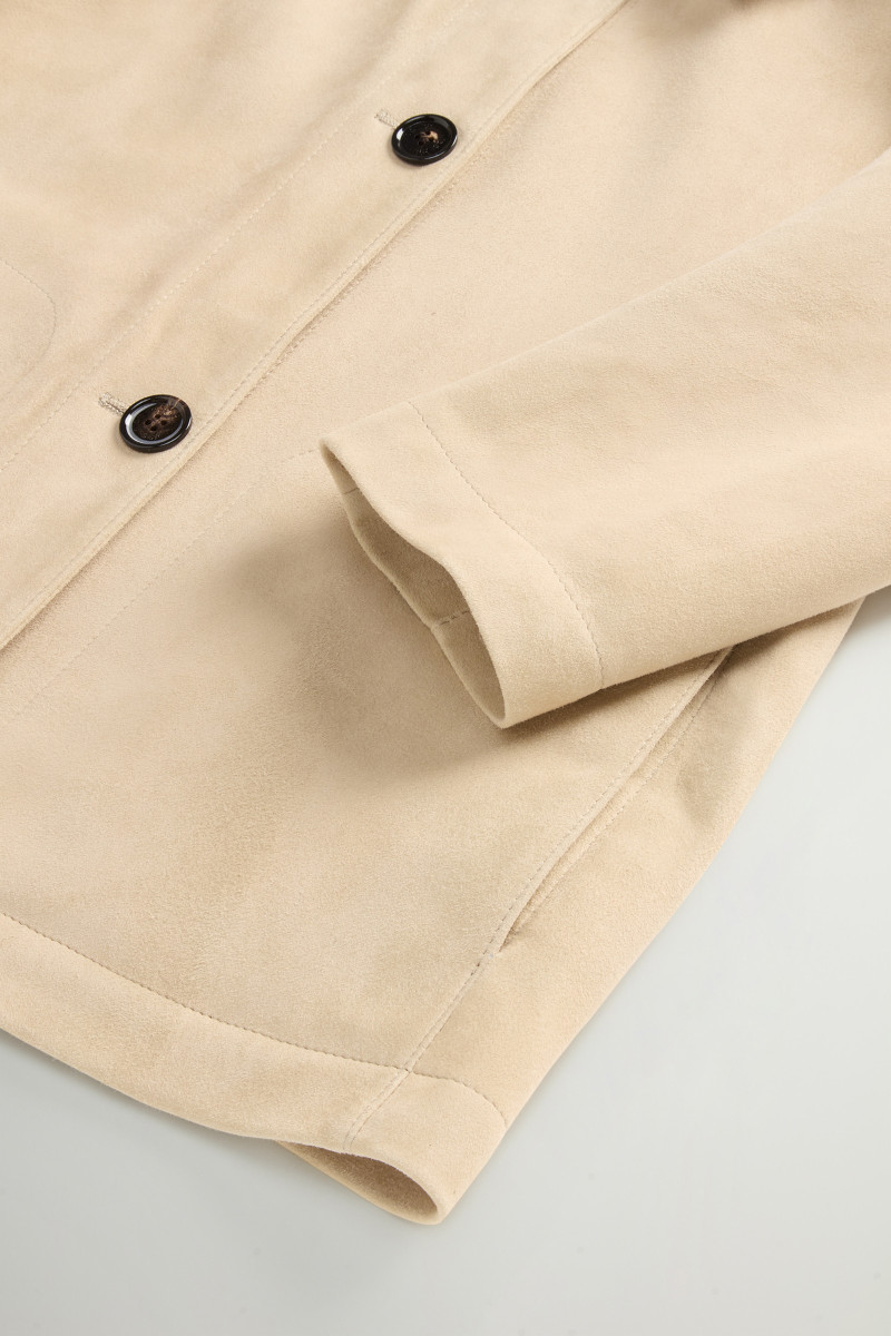 DZSEKI WOOLRICH LIGHT SUEDE JACKET