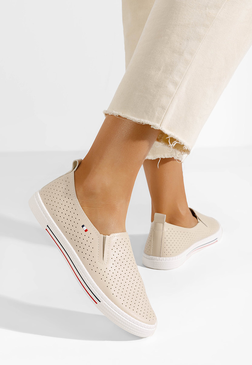 Zapatos Saphira bézs női casual cipő