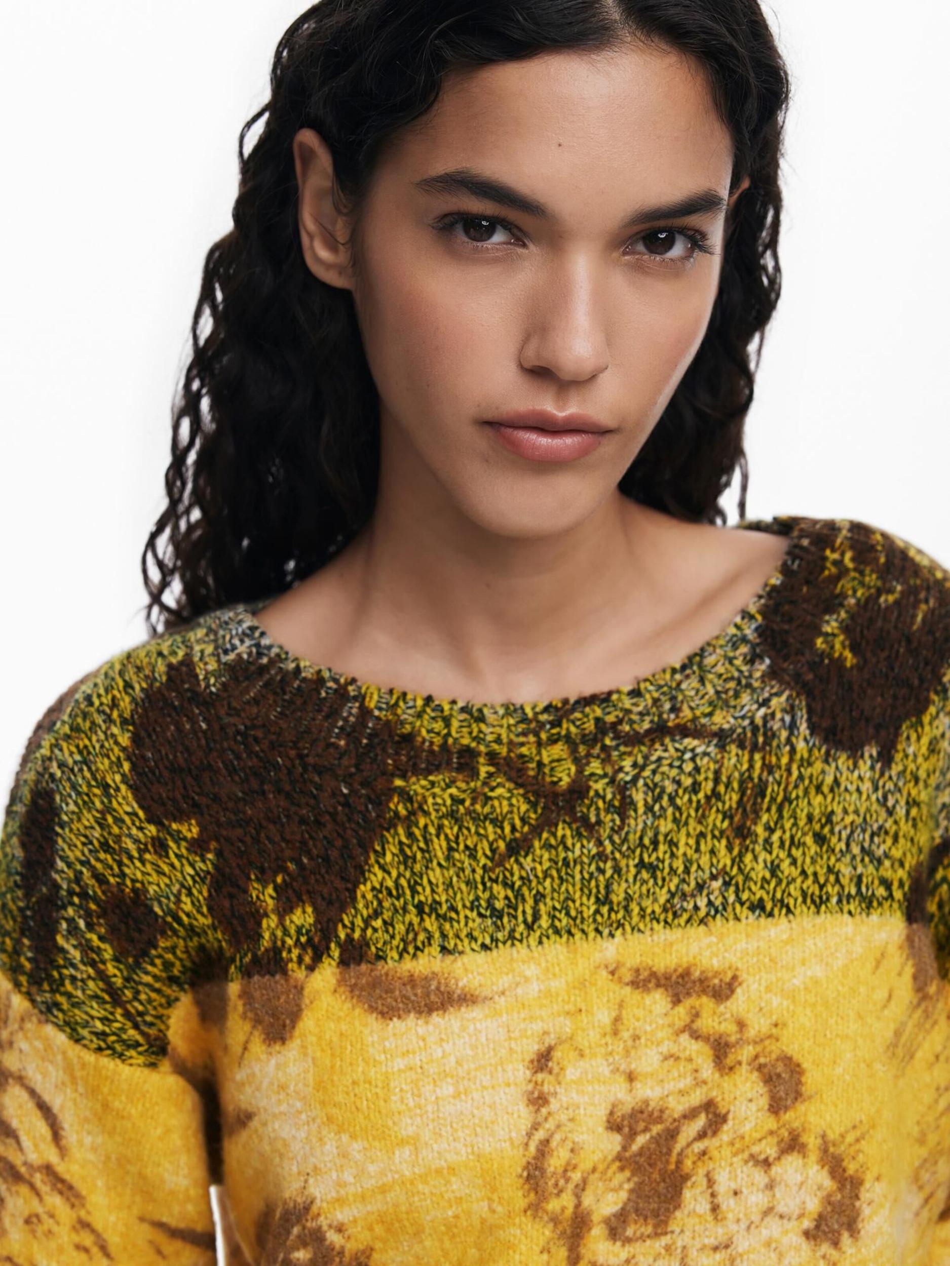 Desigual Pulóver sárga