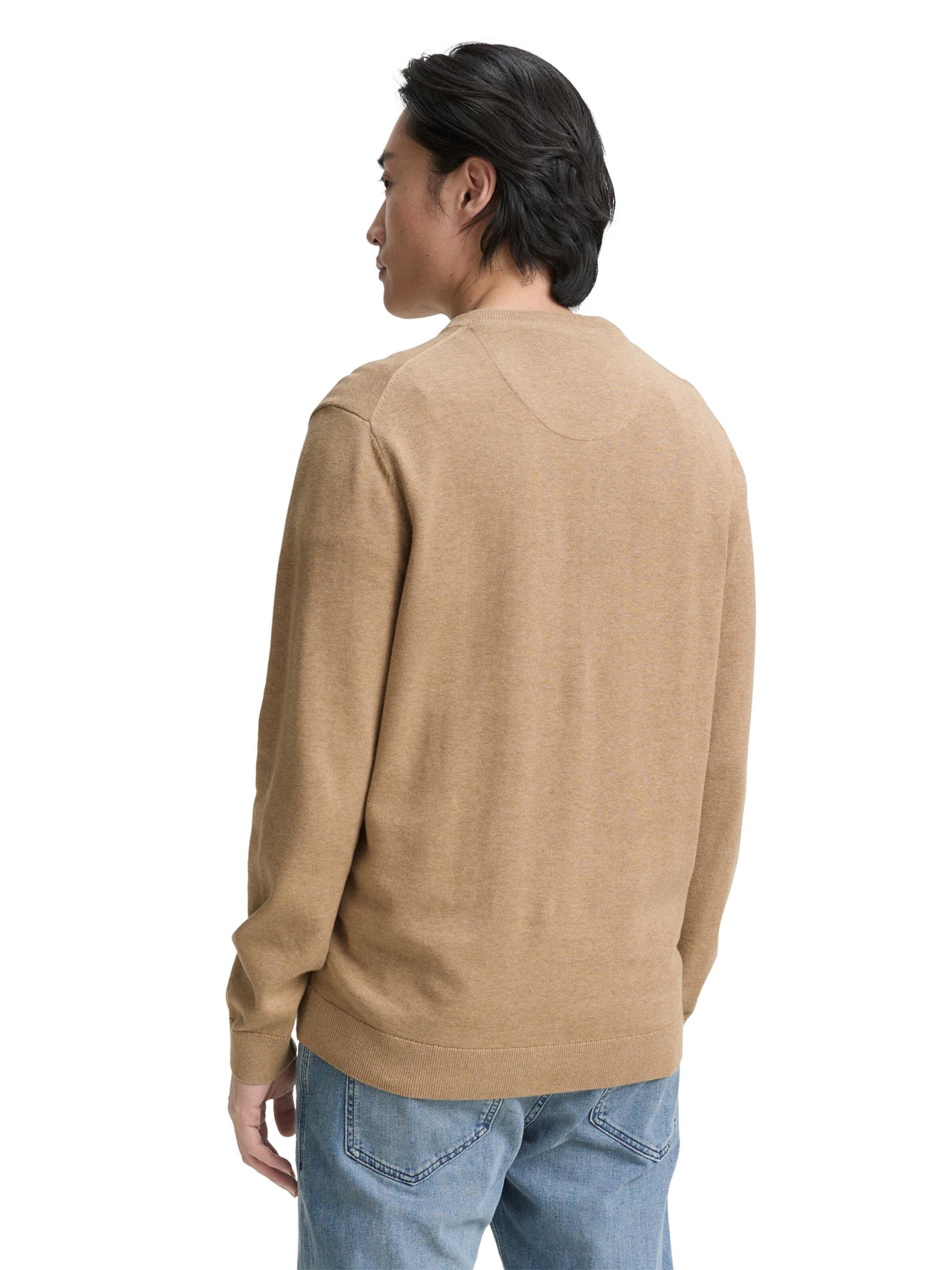 TOM TAILOR Pulóver világosbarna