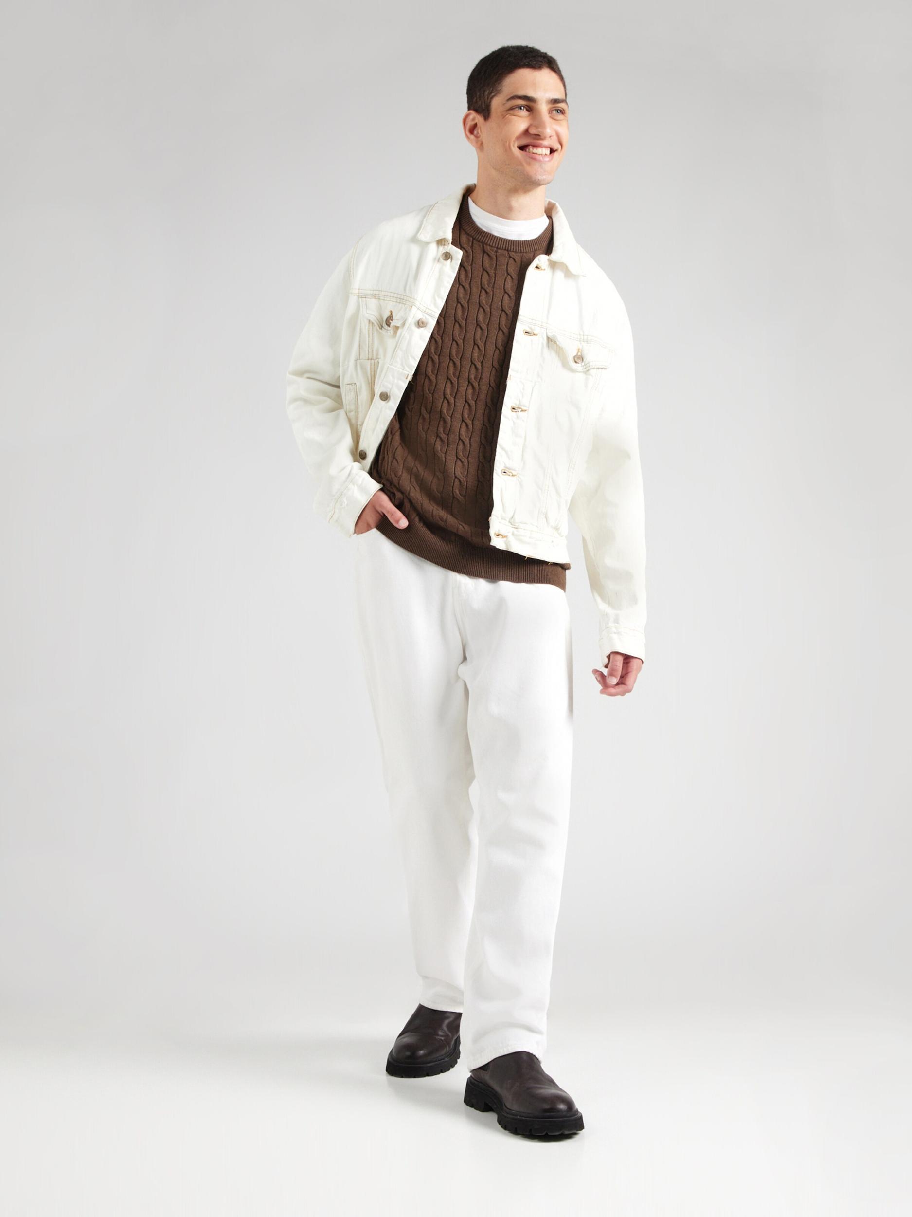 Only & Sons Pulóver 'LOUI' csokoládé