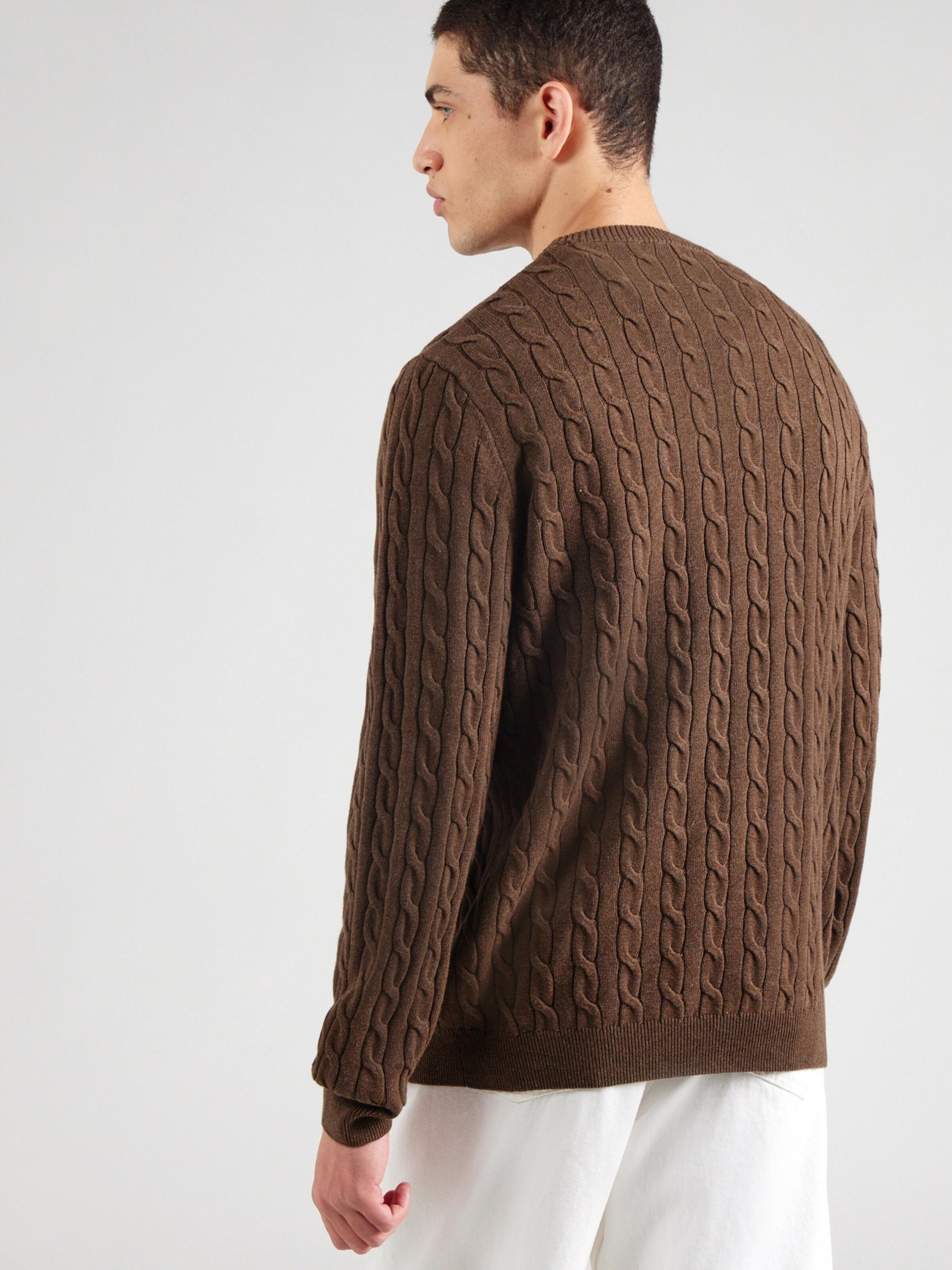 Only & Sons Pulóver 'LOUI' csokoládé