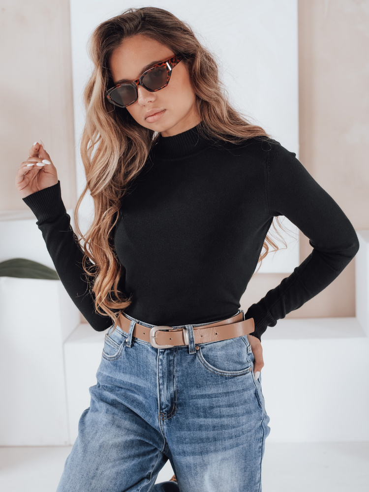 DStreet Női fekete garbó TARLENA