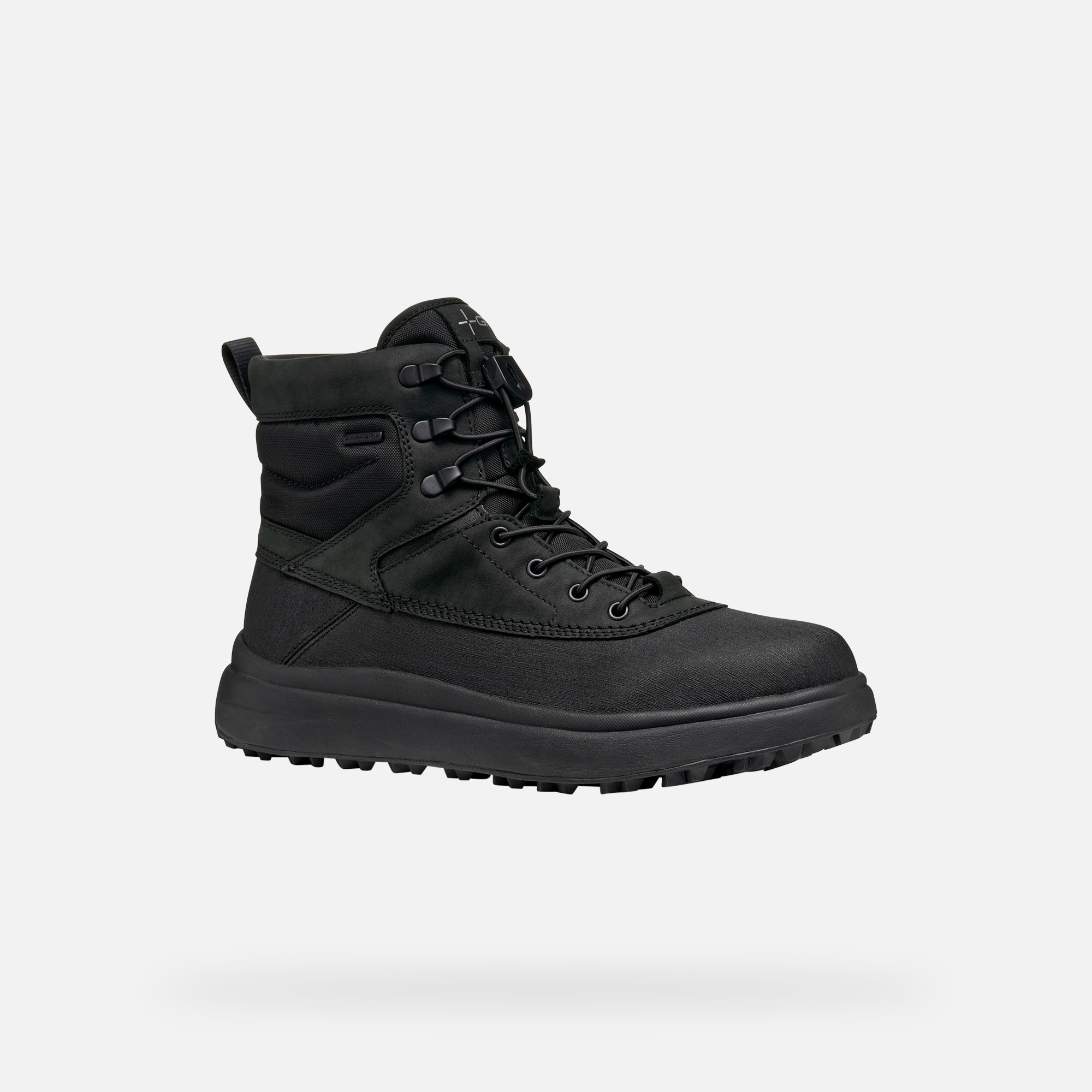 Black men's ankle boots Geox Granito + Grip A - Men