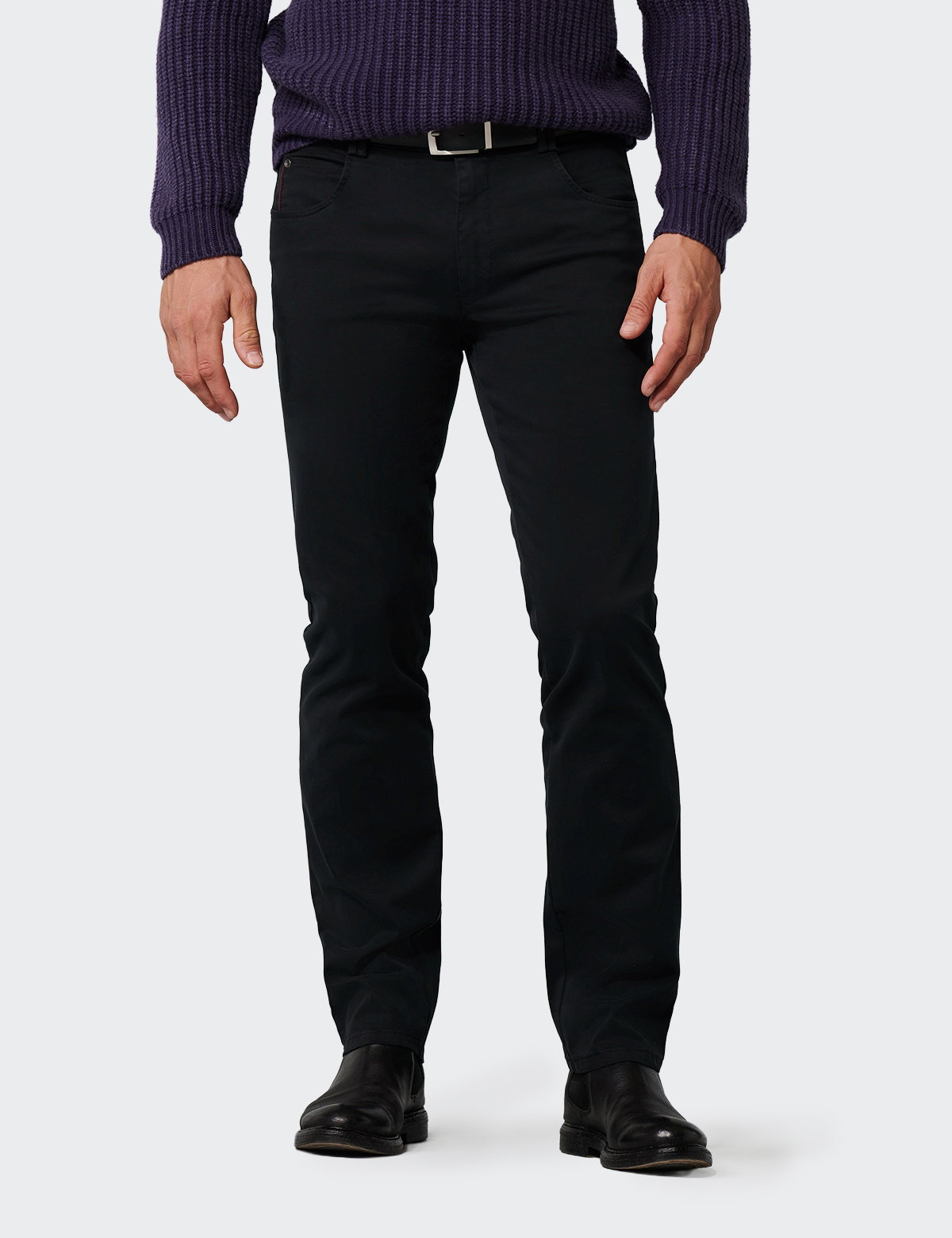 Meyer Diego 3000/9 fekete férfinadrág