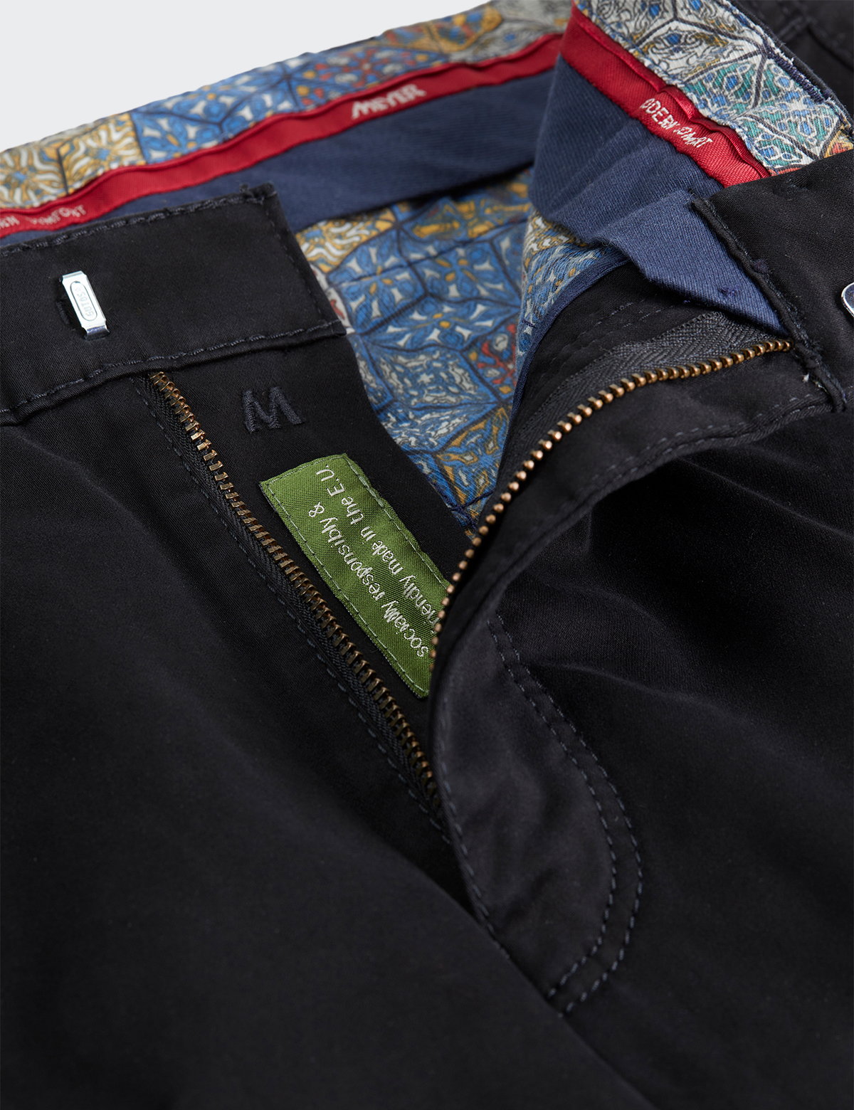 Meyer Diego 3000/9 fekete férfinadrág