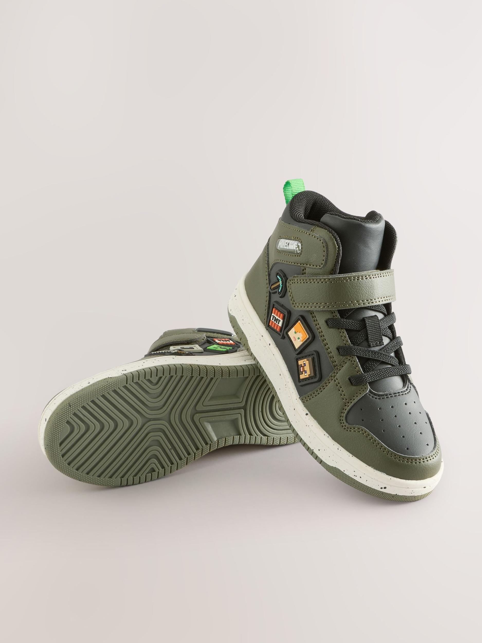 Next Sportcipő 'Minecraft' khaki / narancs / fekete