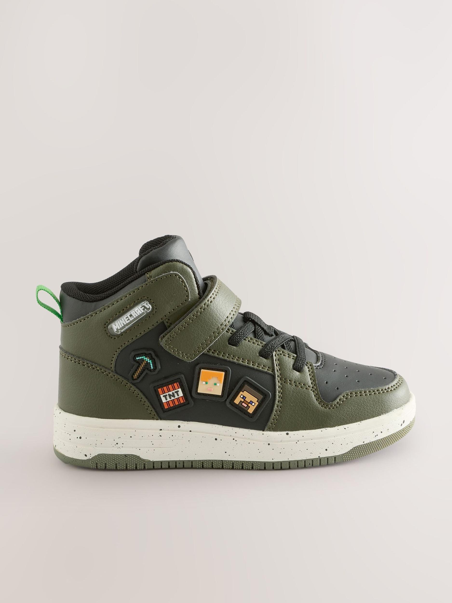 Next Sportcipő 'Minecraft' khaki / narancs / fekete