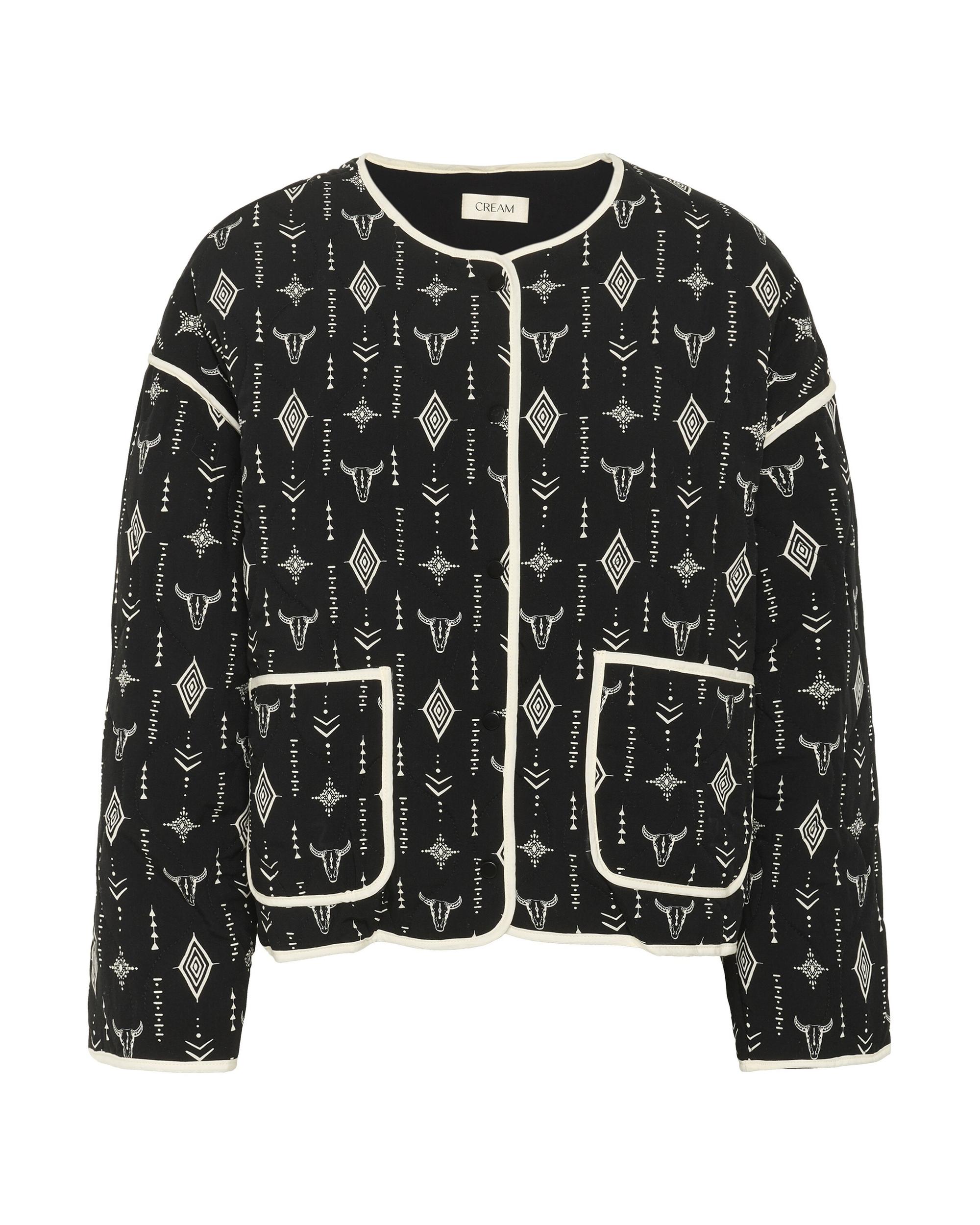 Cream Átmeneti dzseki 'Naomi' fekete / fehér