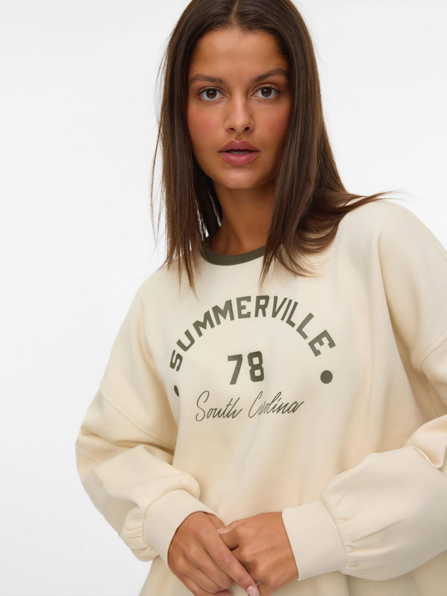 VERO MODA Tréning póló bézs / khaki