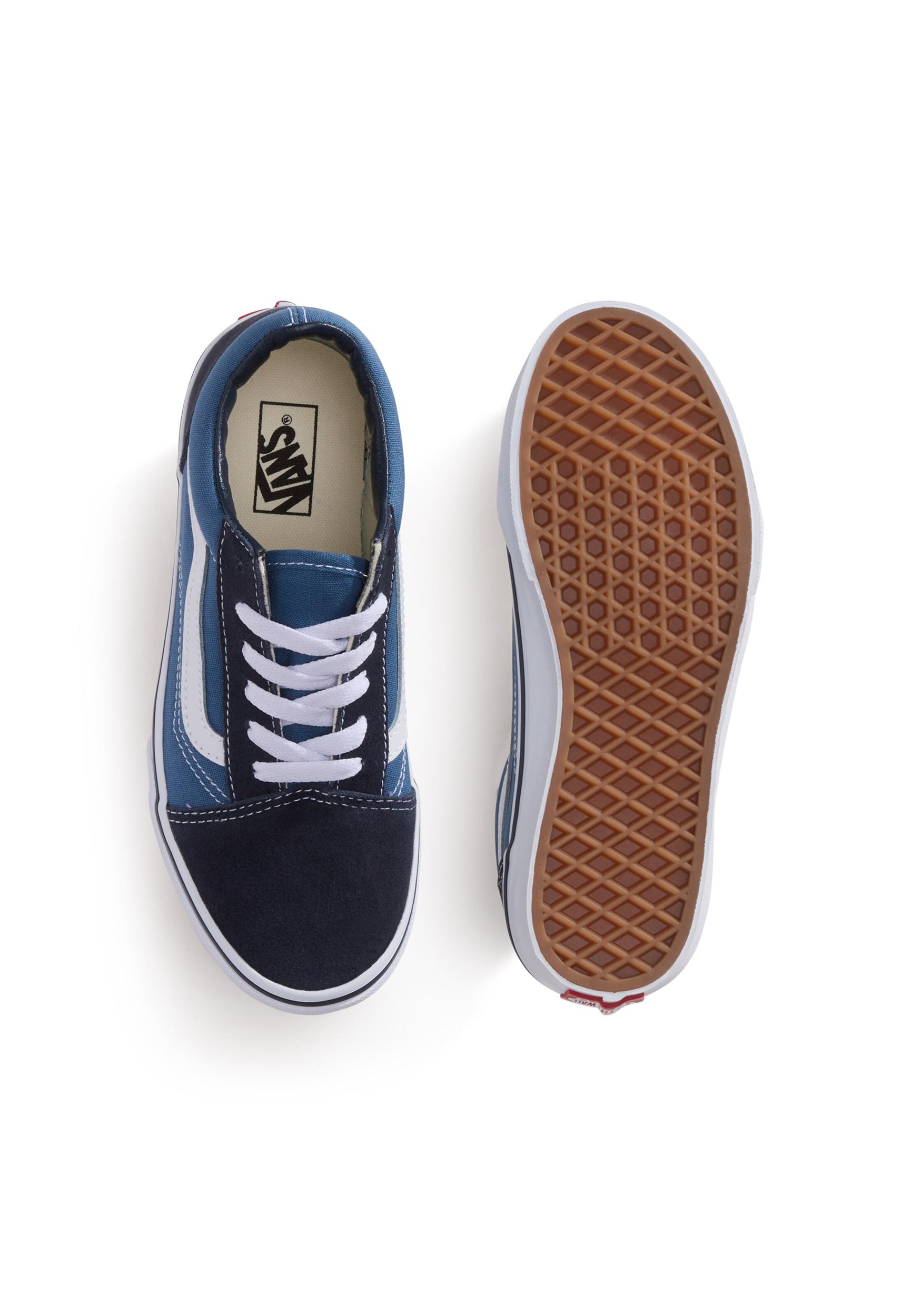 VANS Sportcipő 'Old Skool' tengerészkék / kék farmer / fehér