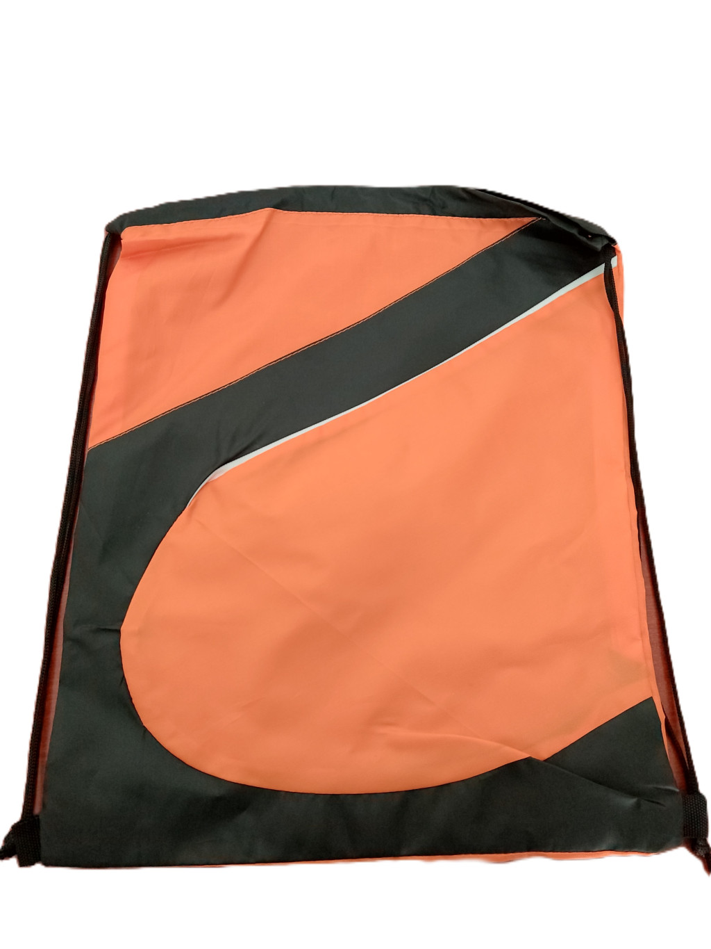 Fényvisszaverő csikos tornazsák, narancs