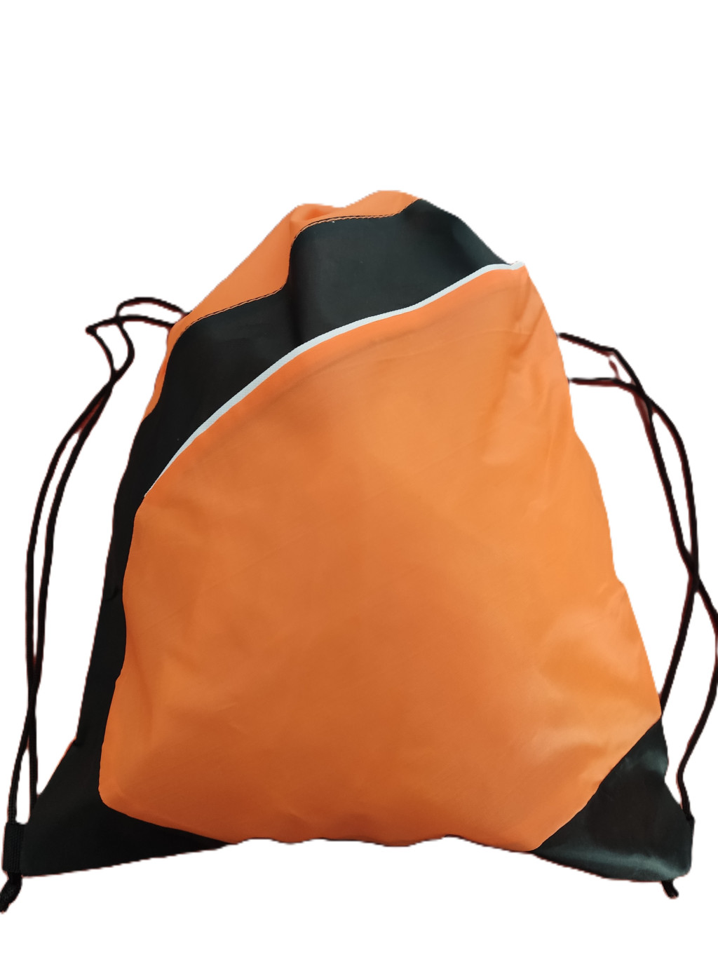 Fényvisszaverő csikos tornazsák, narancs