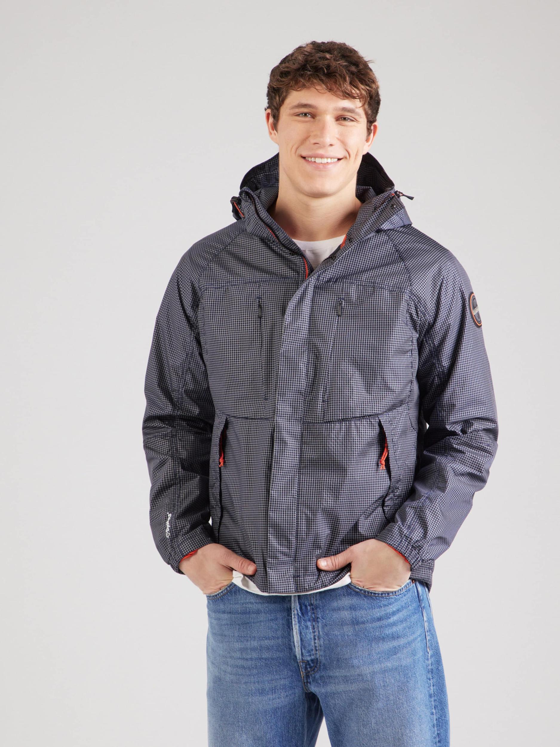 NAPAPIJRI Átmeneti dzseki 'A-Makay' tengerészkék / fehér