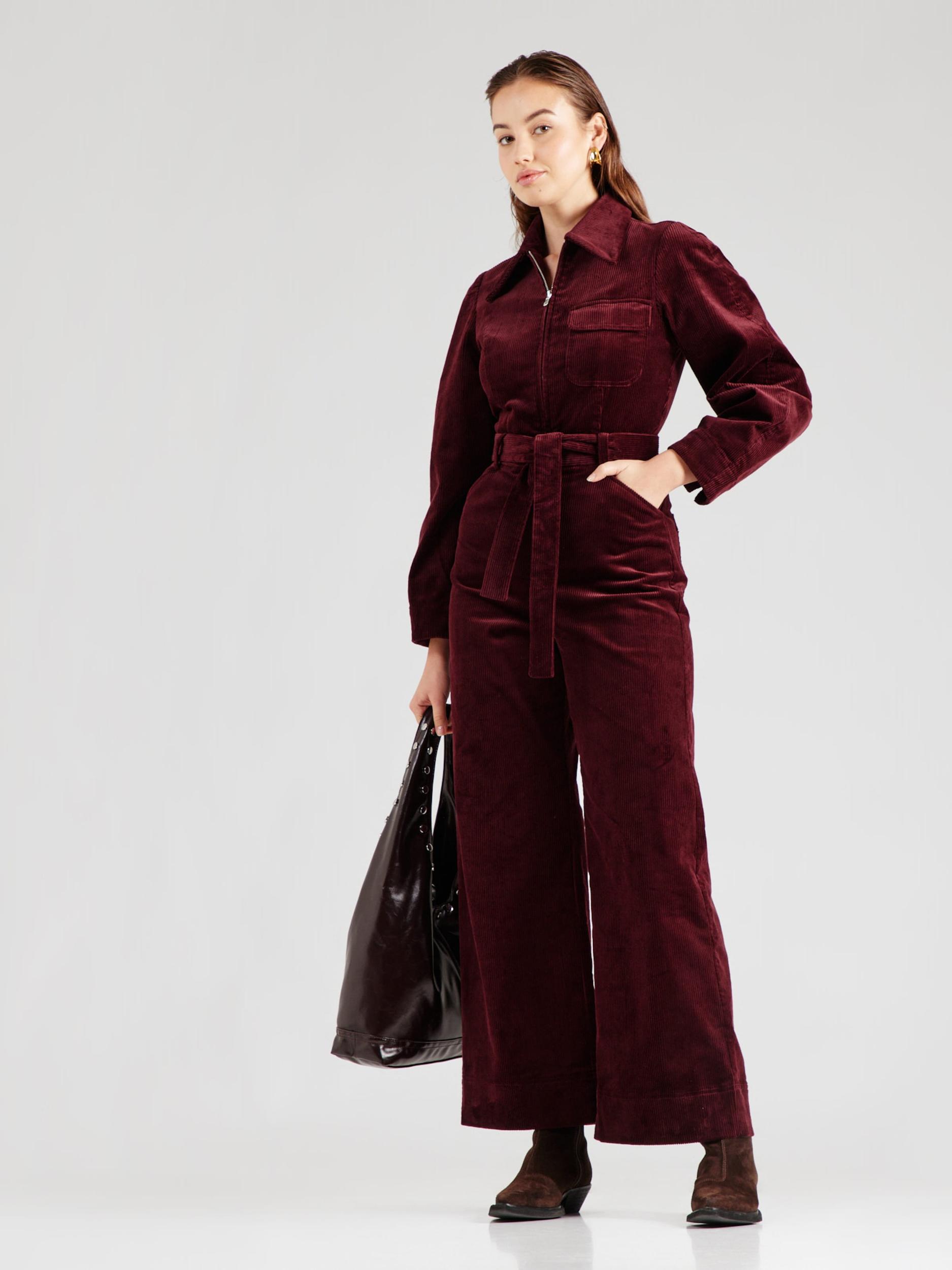 & Other Stories Kezeslábas sötétvörös