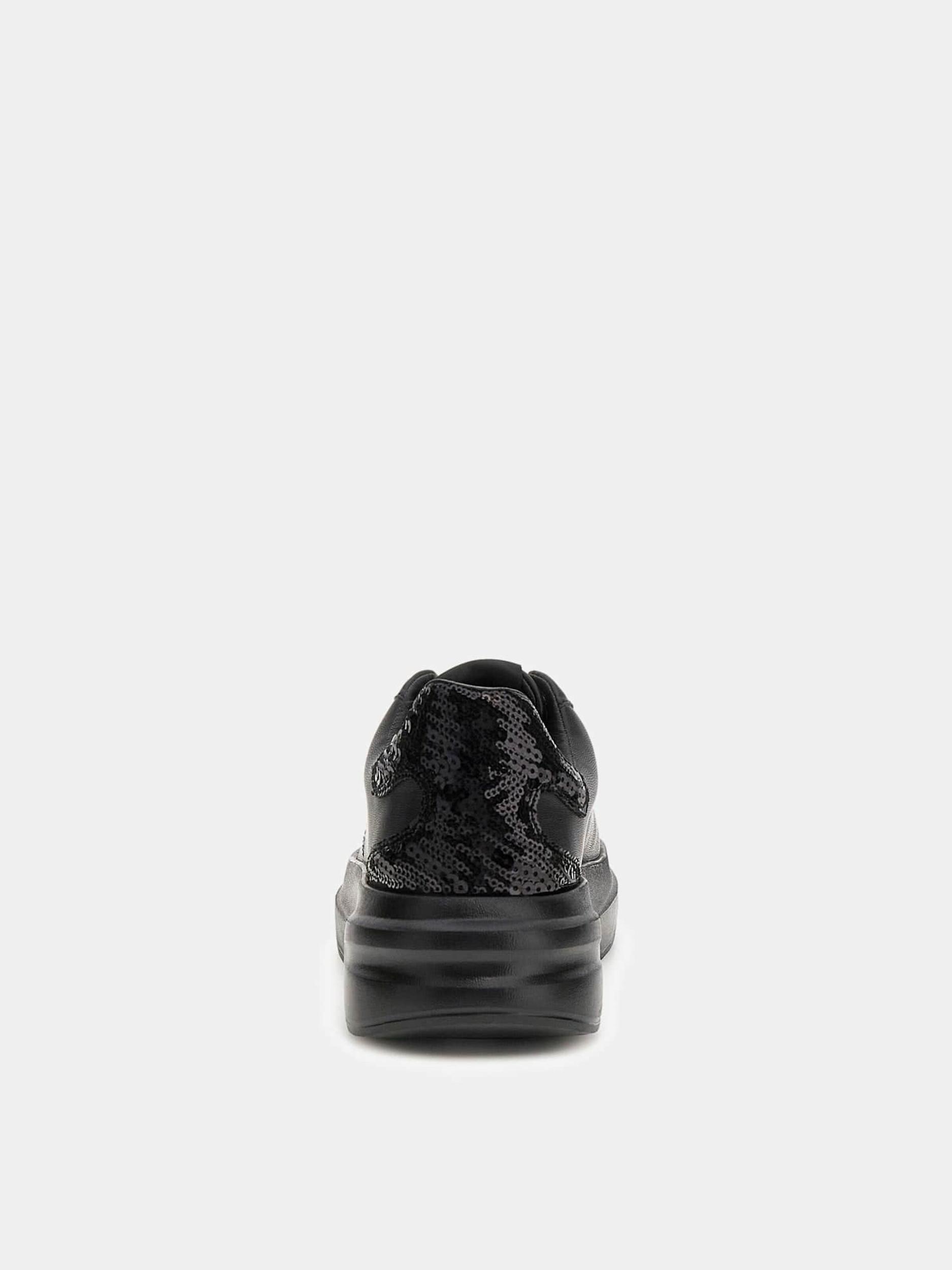 GUESS Rövid szárú sportcipők 'Elbina' fekete