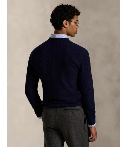 POLO RALPH LAUREN Gyapjú kötött pulóver | Slim Fit kasmír hozzáadásával