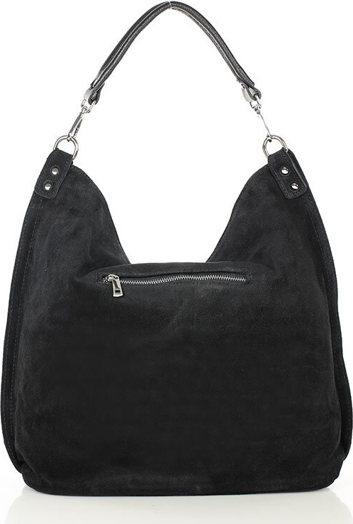 BASIC MAZZINI - Fekete női bőr kézitáska (s92aa)