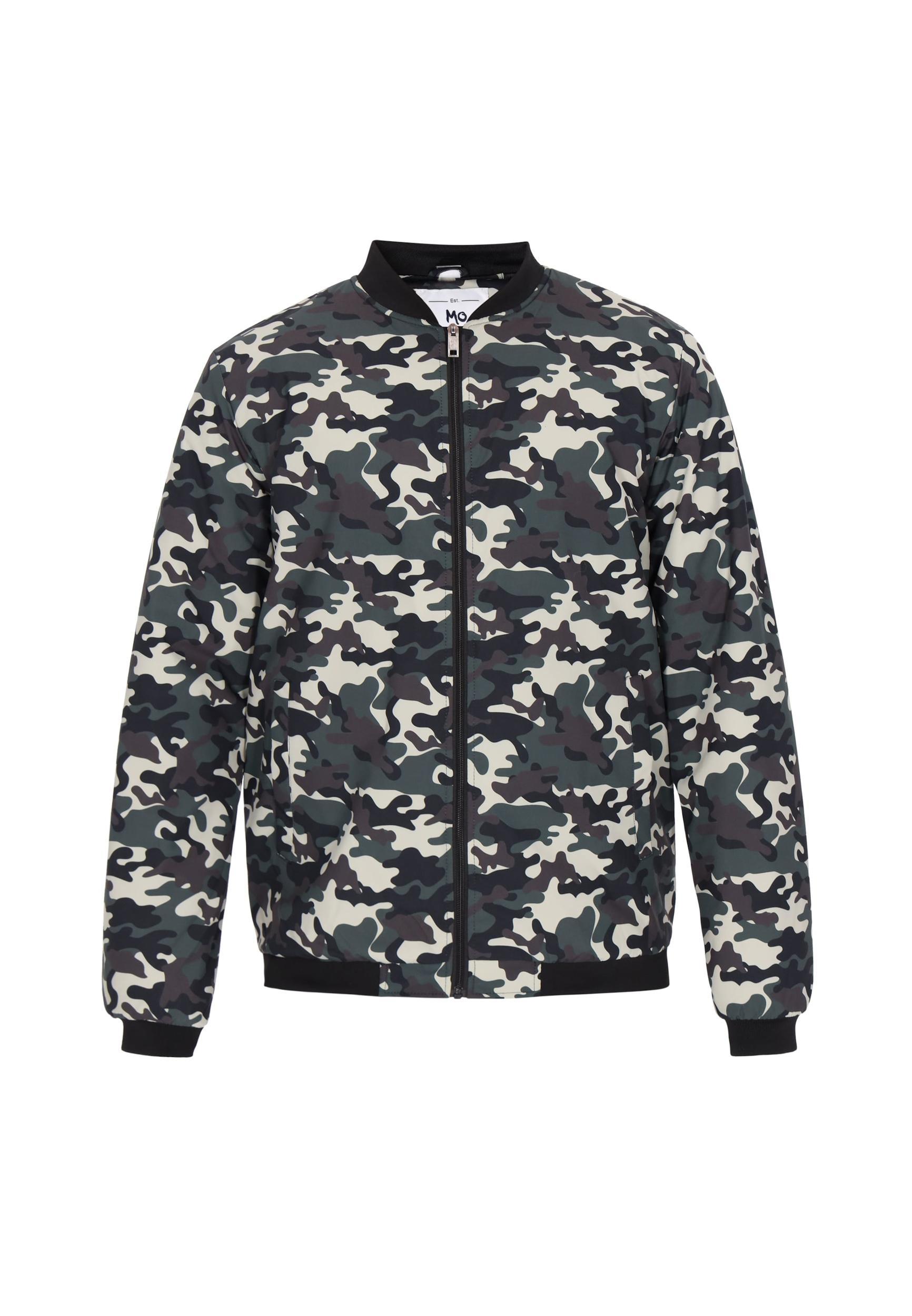 MO Átmeneti dzseki barna / zöld / fehér