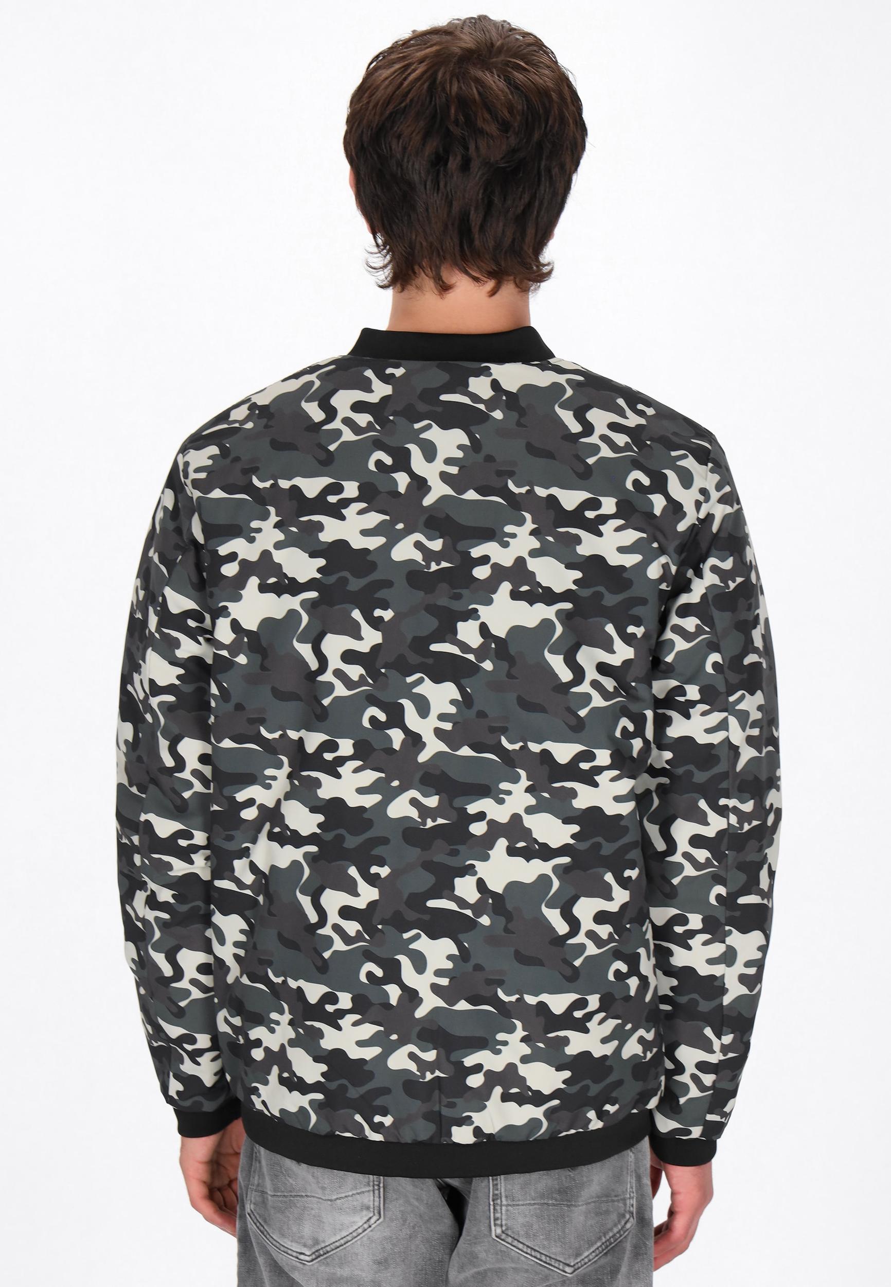 MO Átmeneti dzseki barna / zöld / fehér