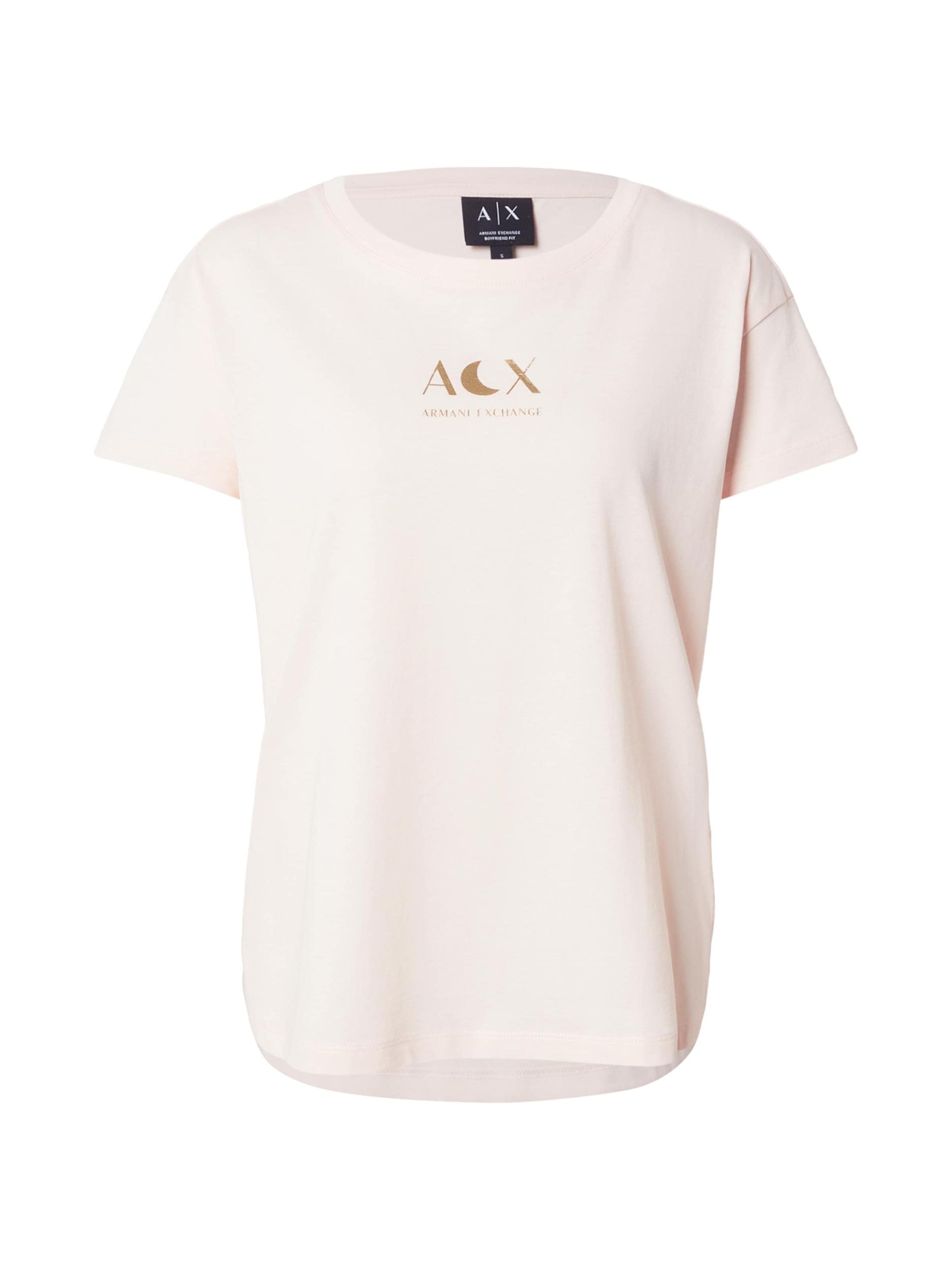 ARMANI EXCHANGE Póló méz / rózsa