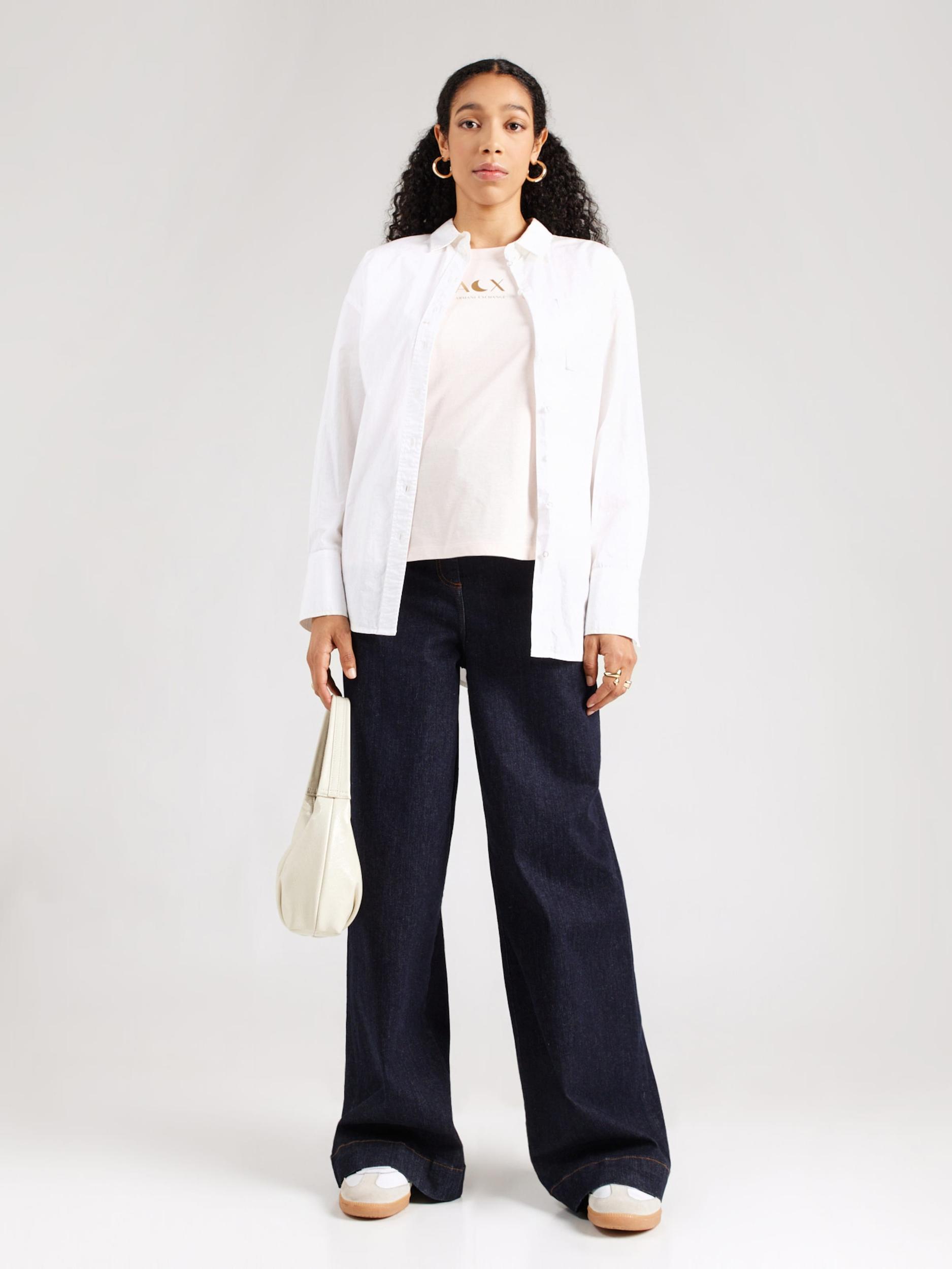 ARMANI EXCHANGE Póló méz / rózsa