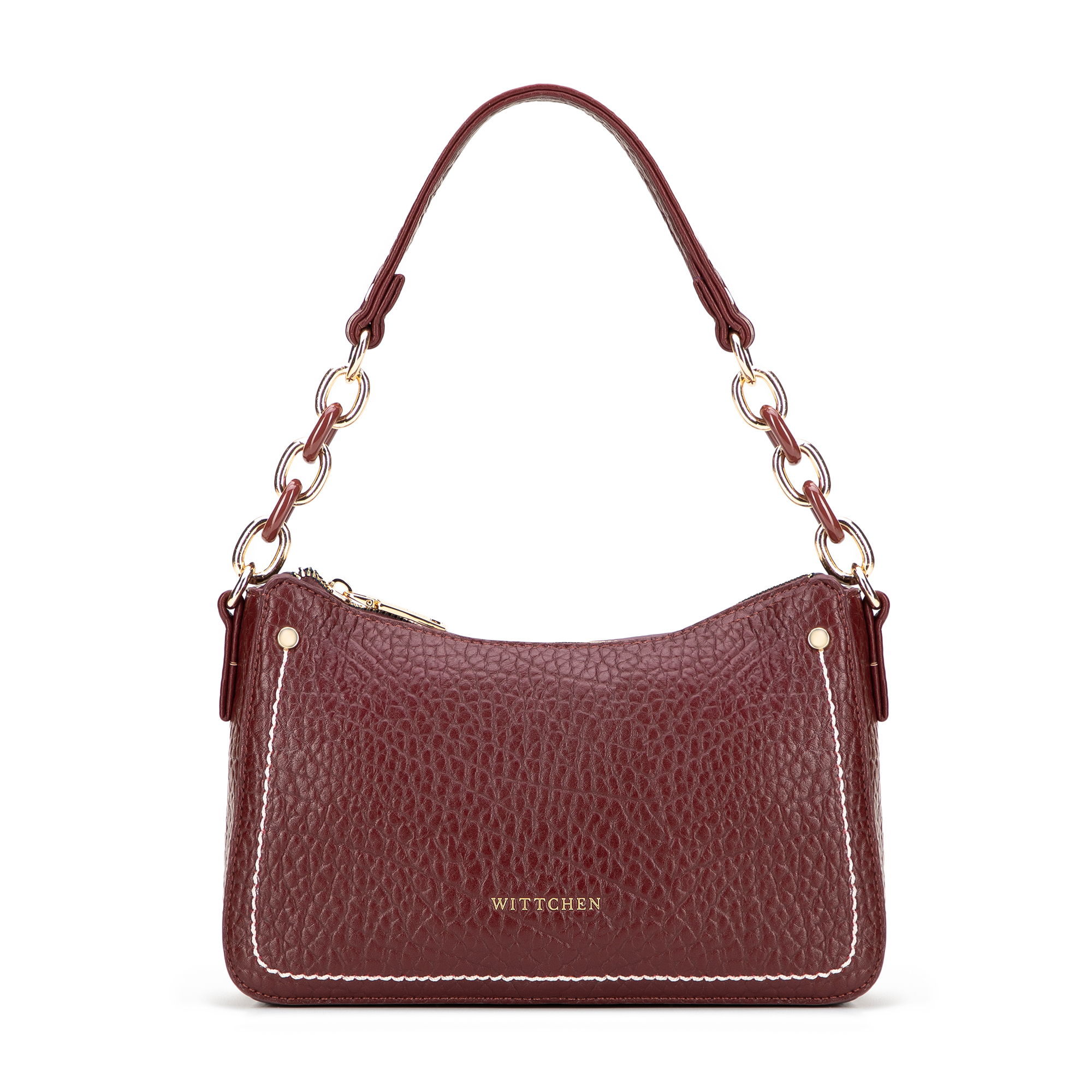 Wittchen Kis műbőr női táska bordó