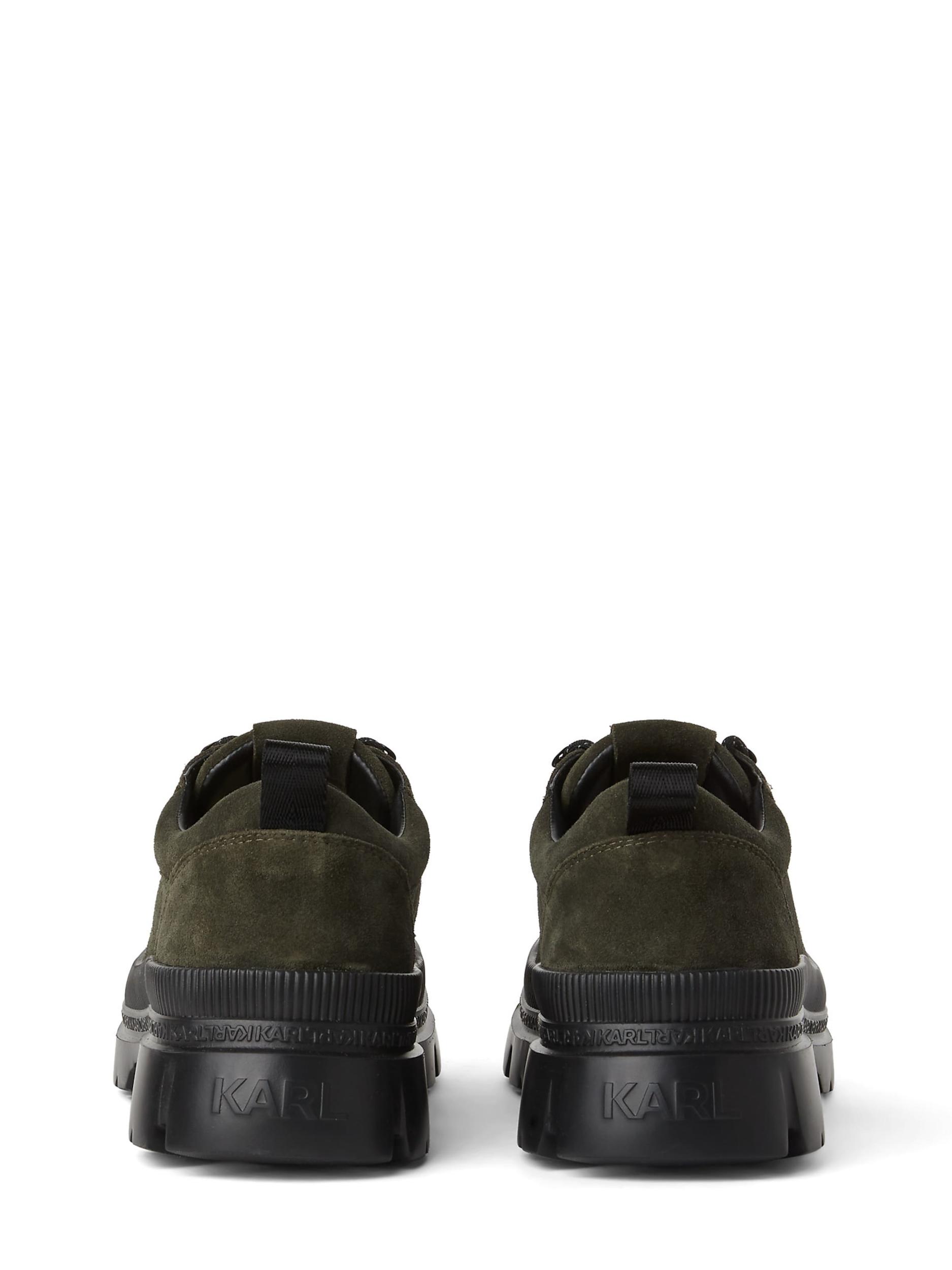 Karl Lagerfeld Fűzős cipő khaki / fekete