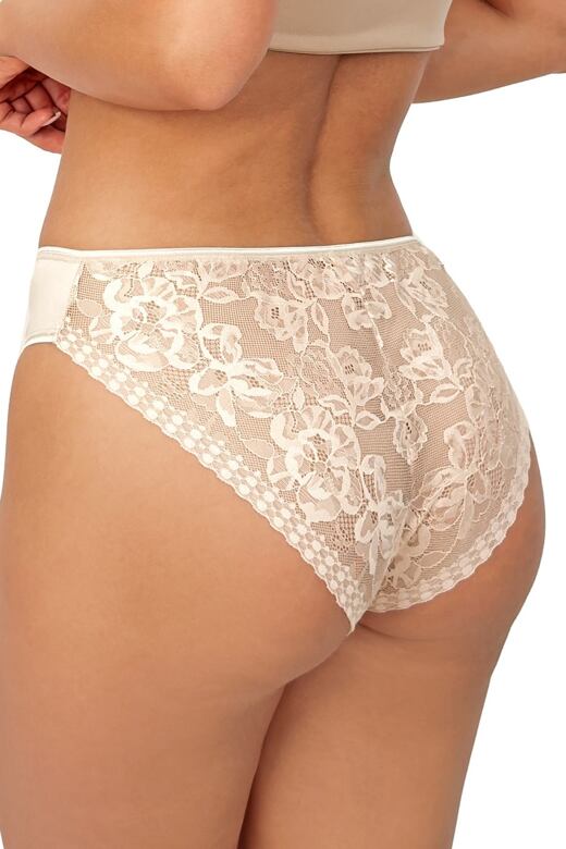 Donna 233 csipkés bugyi, bézs
