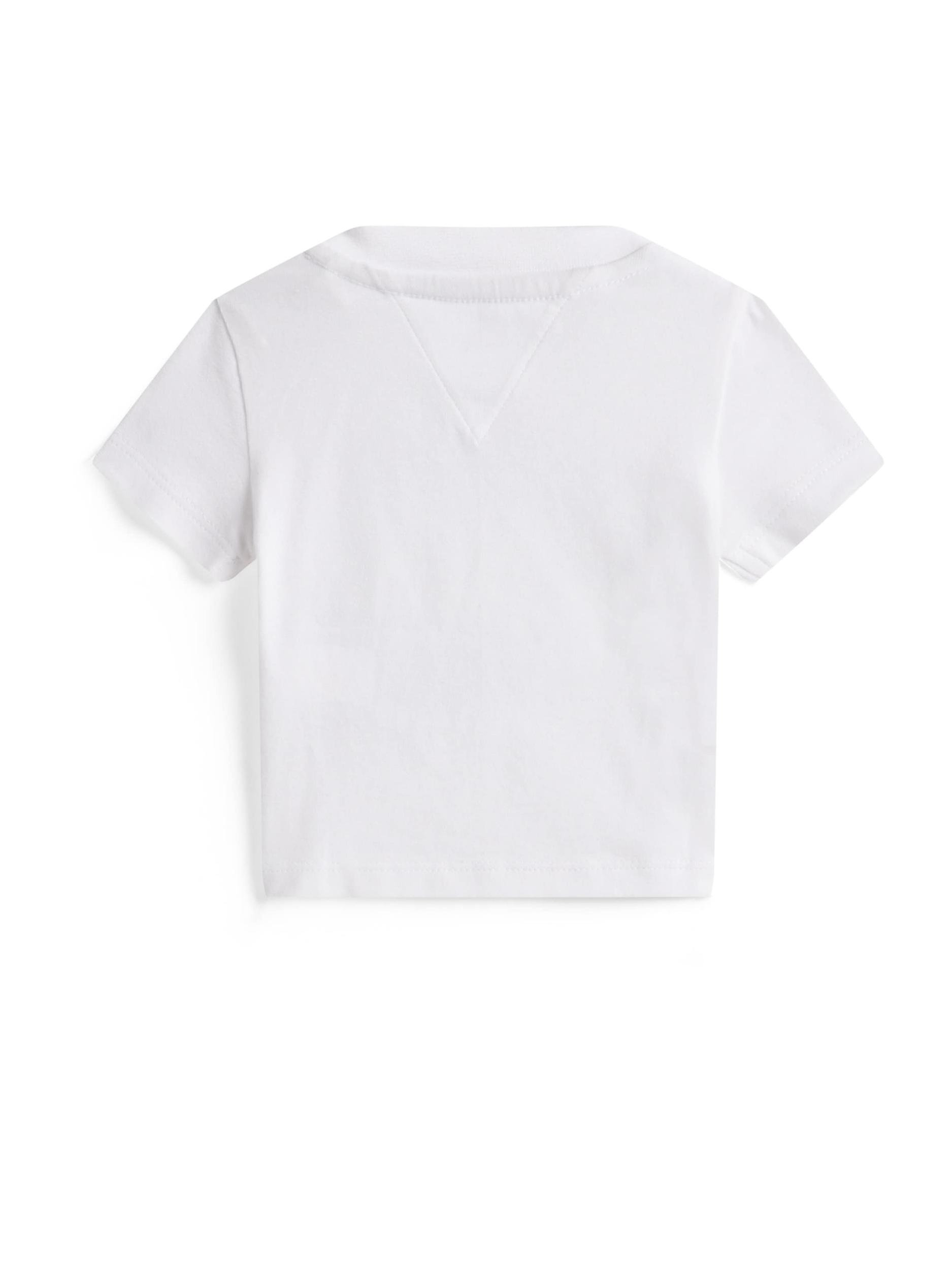 TOMMY HILFIGER Póló tengerészkék / fehér