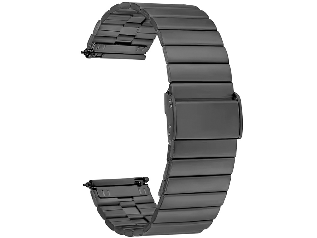 Madvell Fém szíj lamellás lánc fekete 22mm