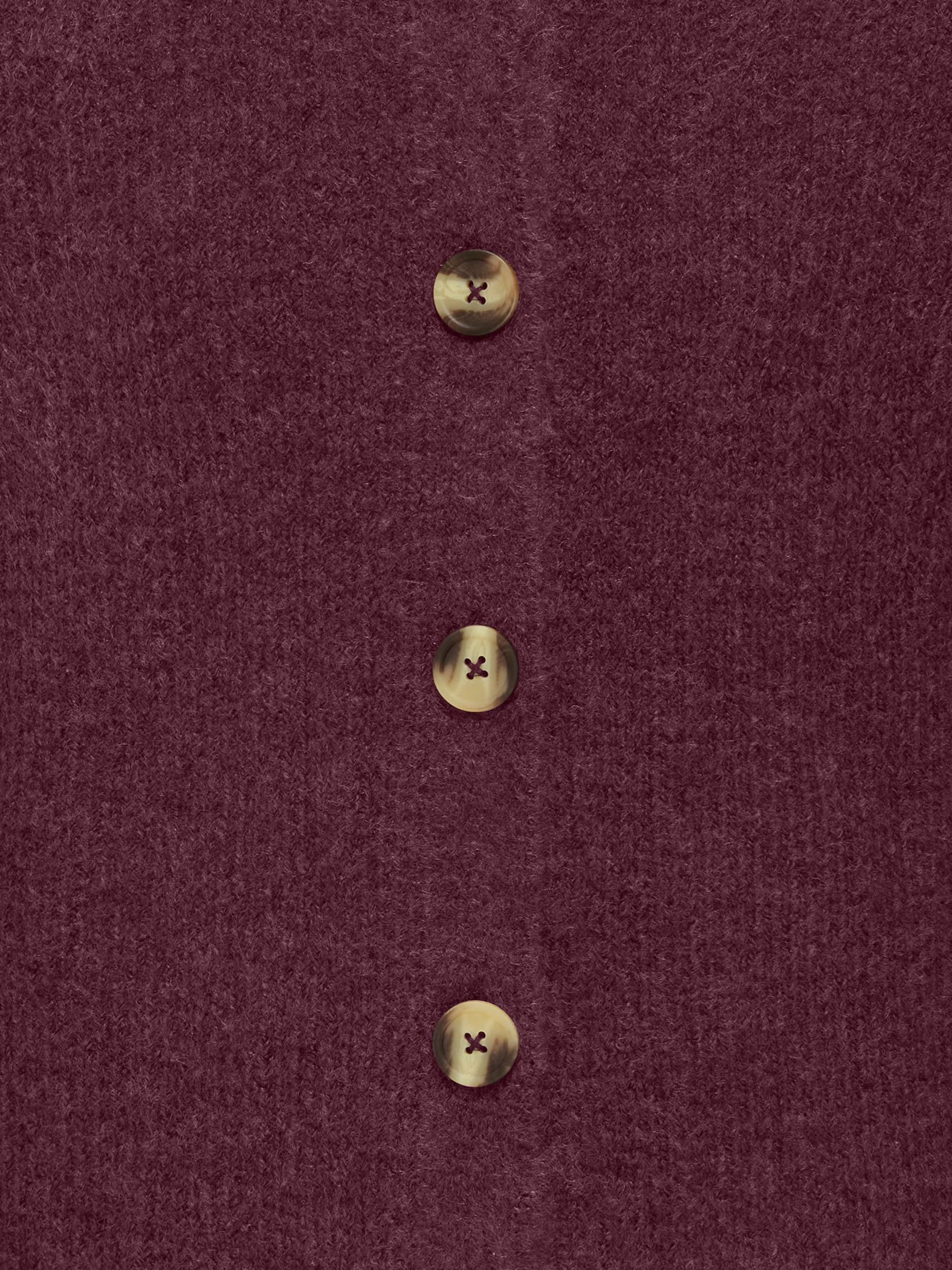 ONLY GIRLS Kardigán 'KOGCAMILLA' borvörös