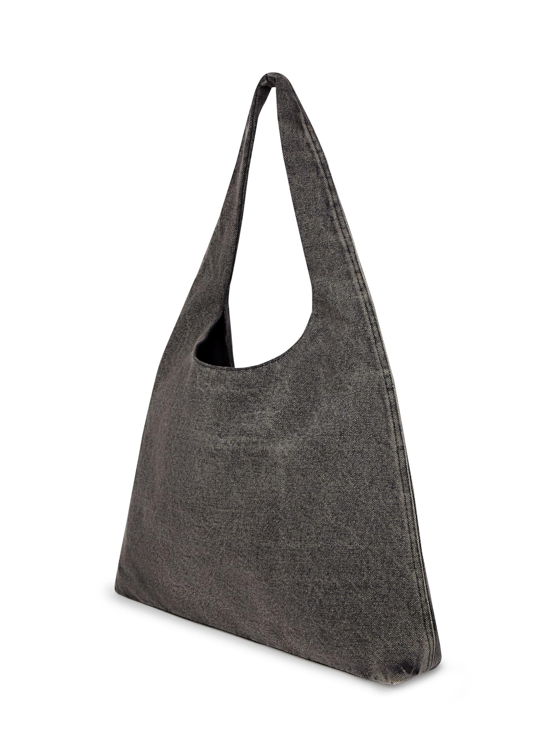 KARL LAGERFELD JEANS Shopper táska fekete farmer