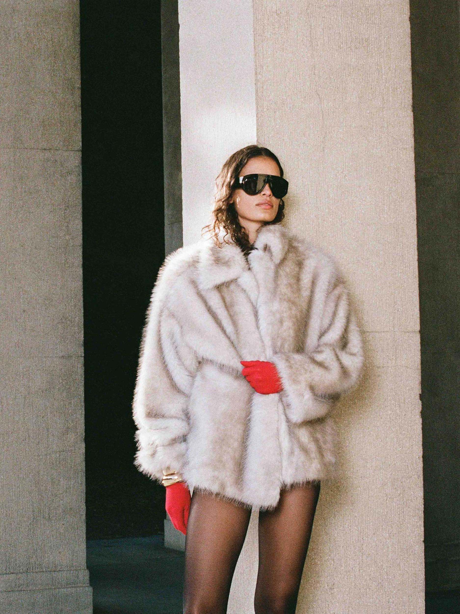 EDITED Téli dzseki 'Bay' bézs / barna