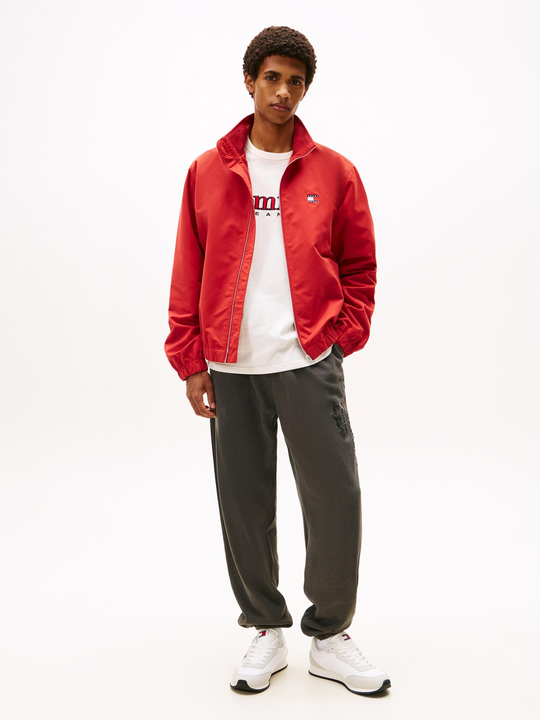 Tommy Jeans Átmeneti dzseki 'ESSENTIAL' piros