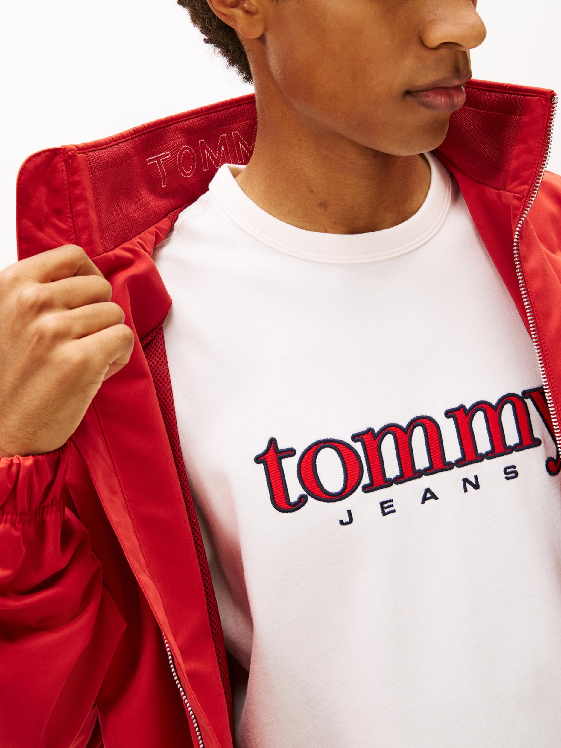 Tommy Jeans Átmeneti dzseki 'ESSENTIAL' piros