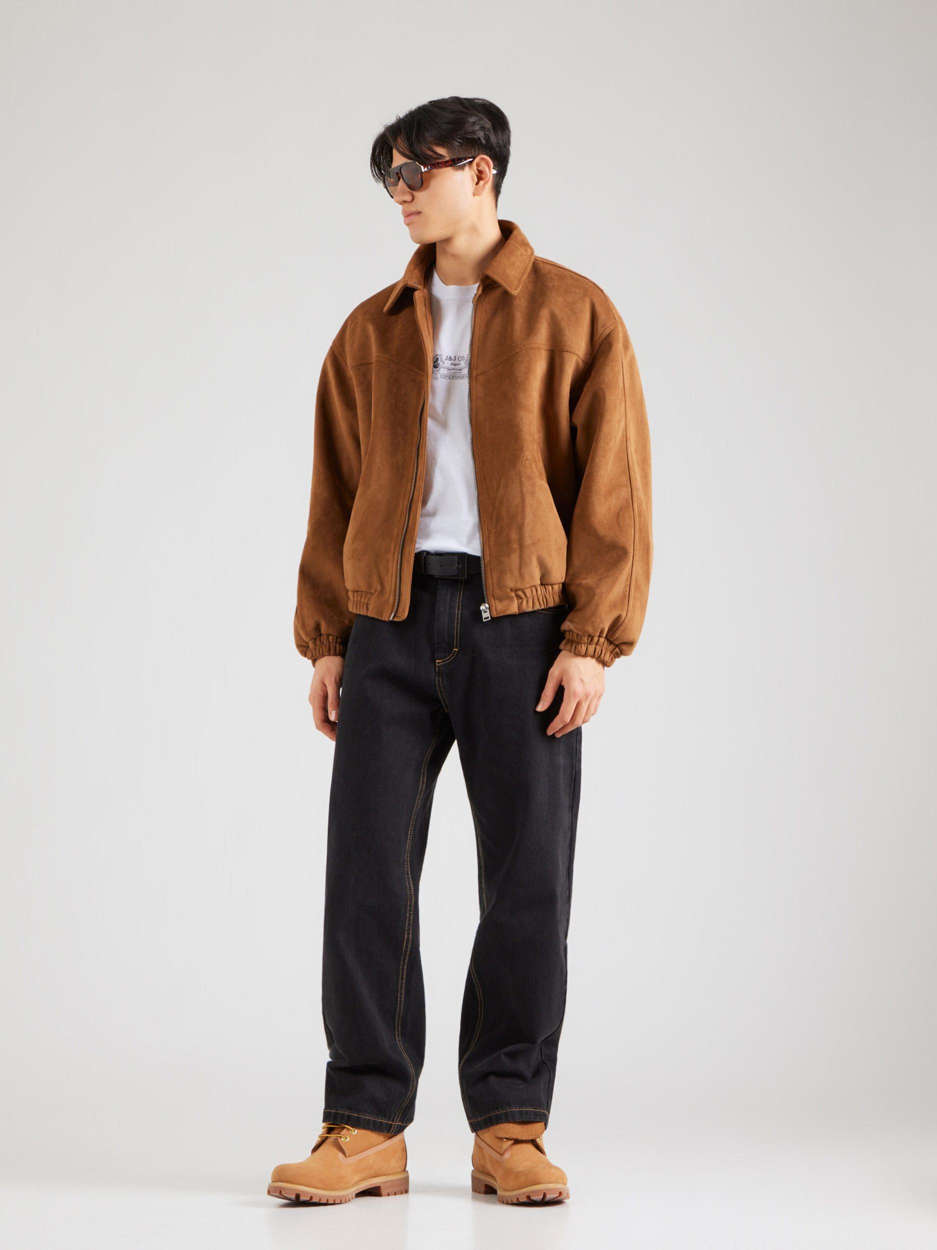 JACK & JONES Póló 'JORRETRO' tengerészkék / piros / fehér