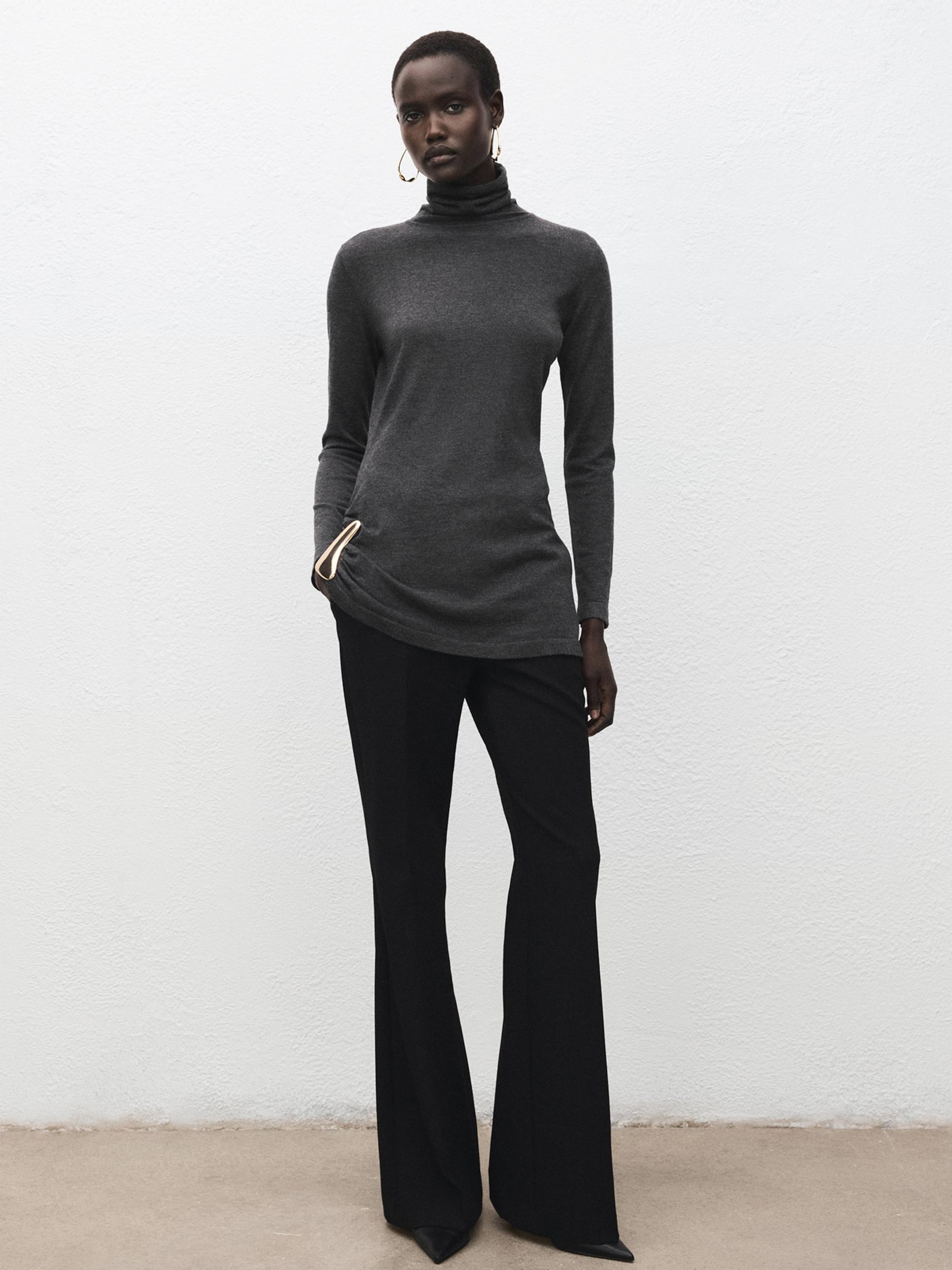 MANGO Pulóver 'ANA' antracit