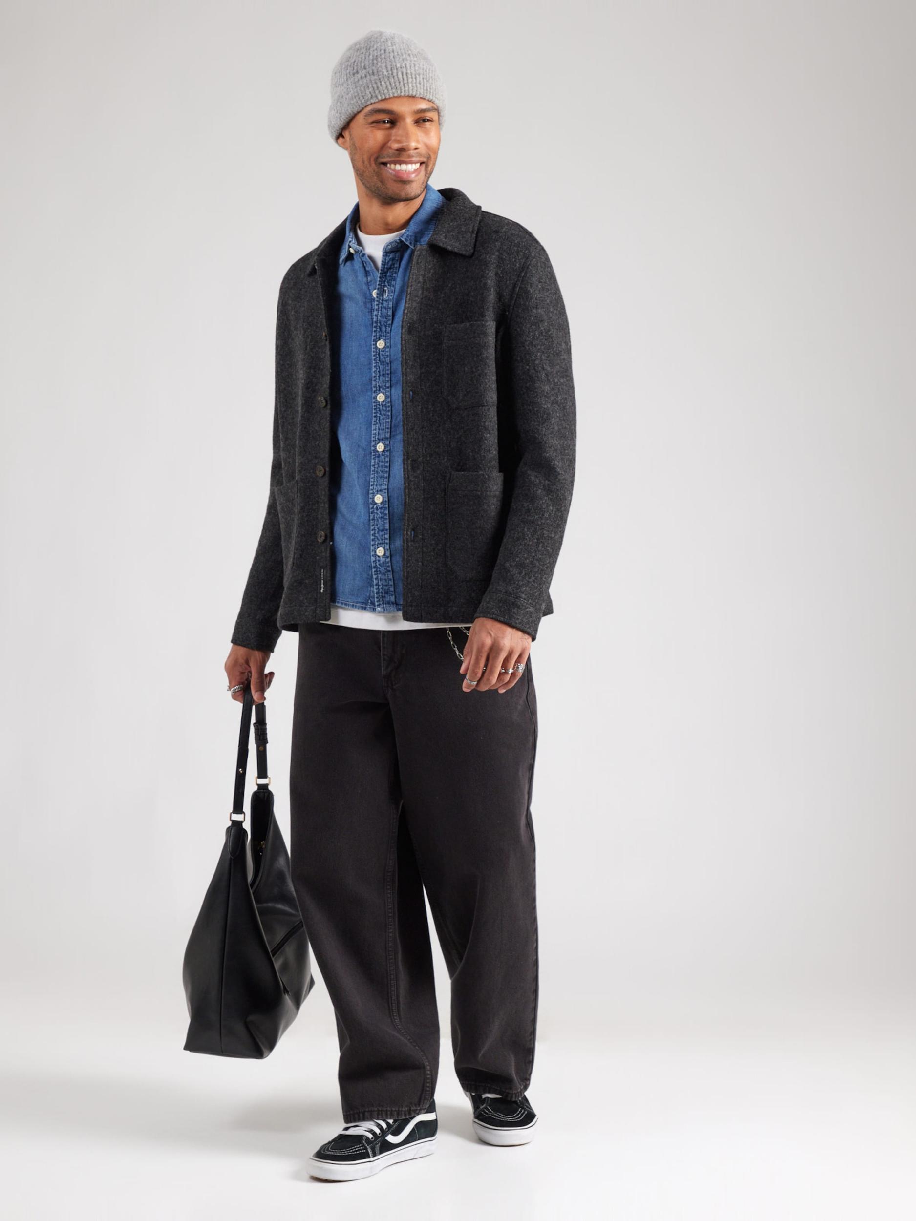 Pepe Jeans Átmeneti dzseki 'PATRICK' sötétszürke