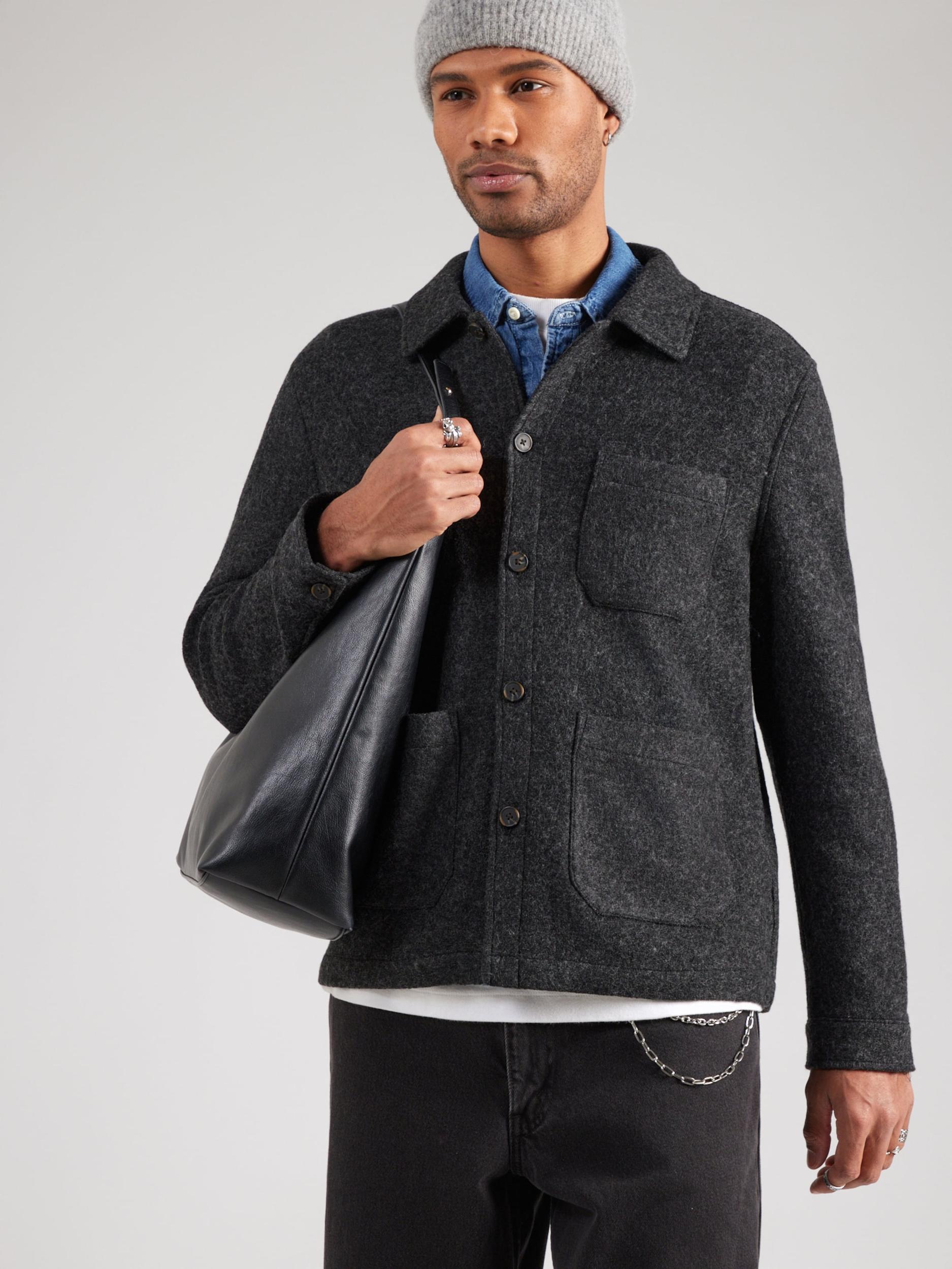 Pepe Jeans Átmeneti dzseki 'PATRICK' sötétszürke