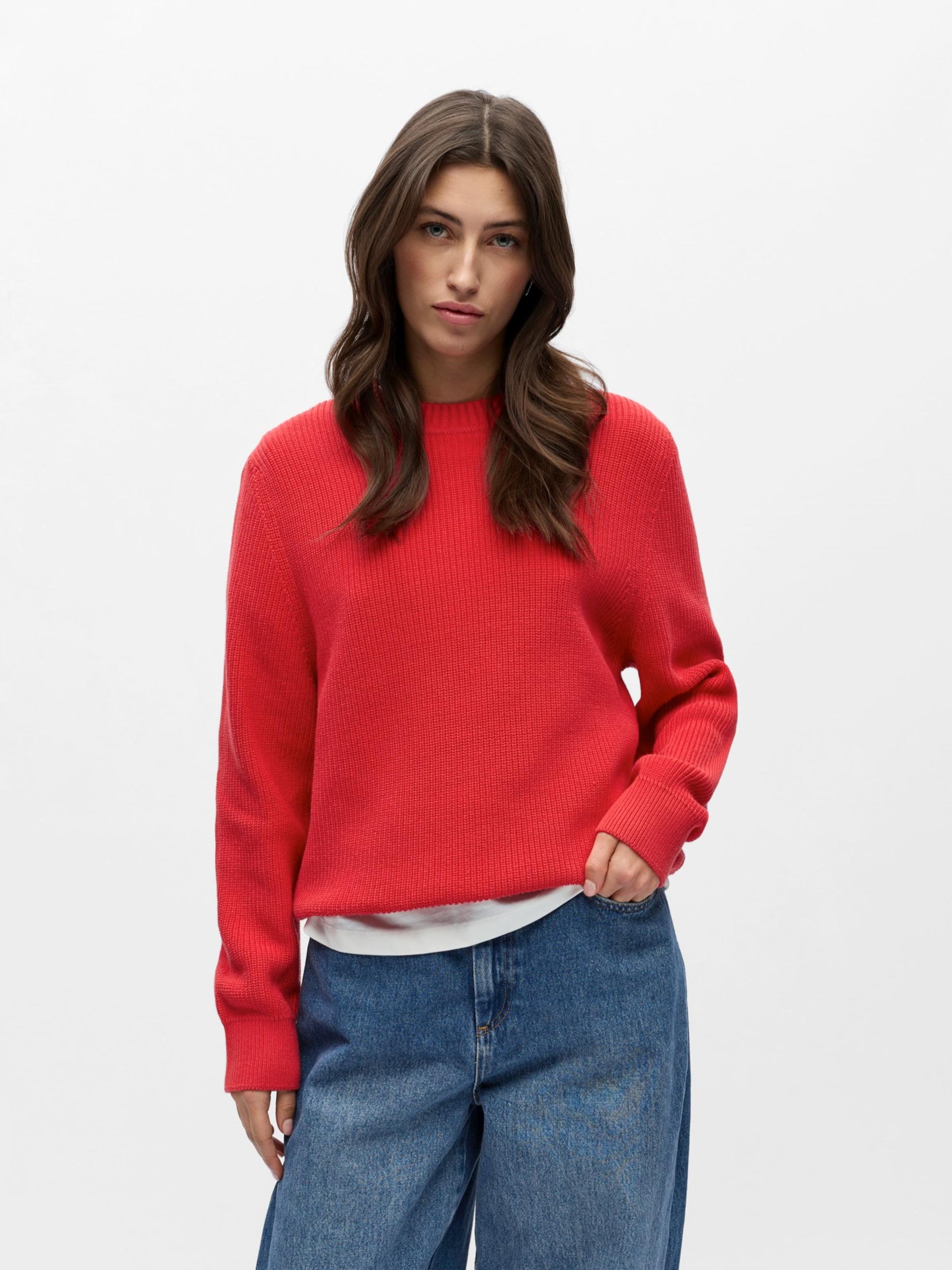 OBJECT Pulóver 'OBJFlo' vörösáfonya