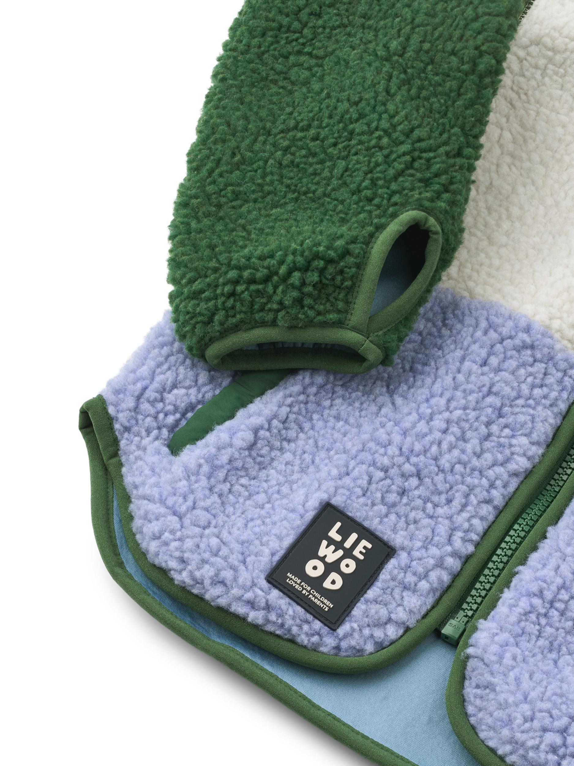 Liewood Átmeneti dzseki 'Nolan' világoskék / pasztellzöld / sötétzöld / fehér