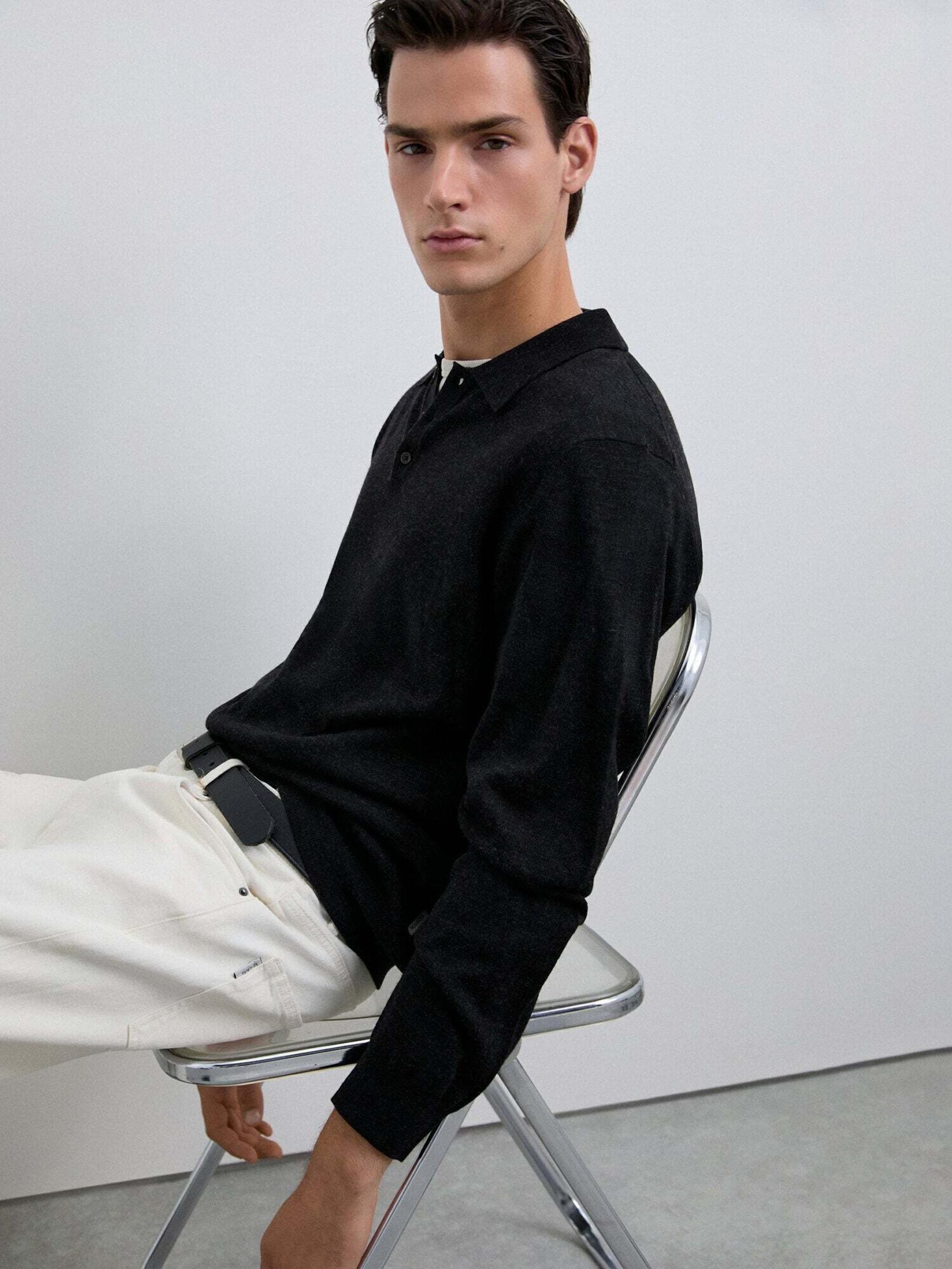 Scalpers Pulóver antracit