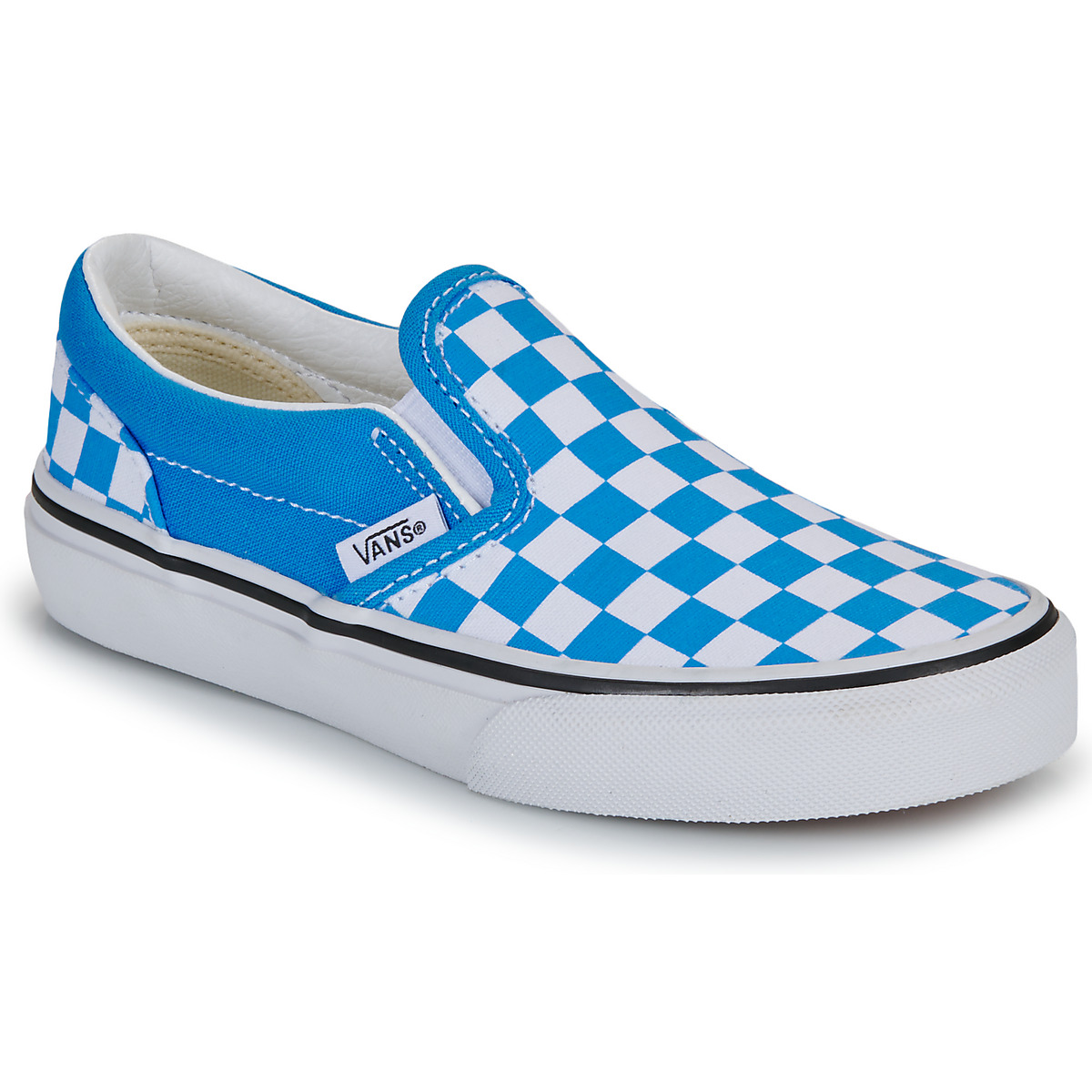 Vans Classic Slip-On COLOR THEORY CHECKERBOARD Bright Azure