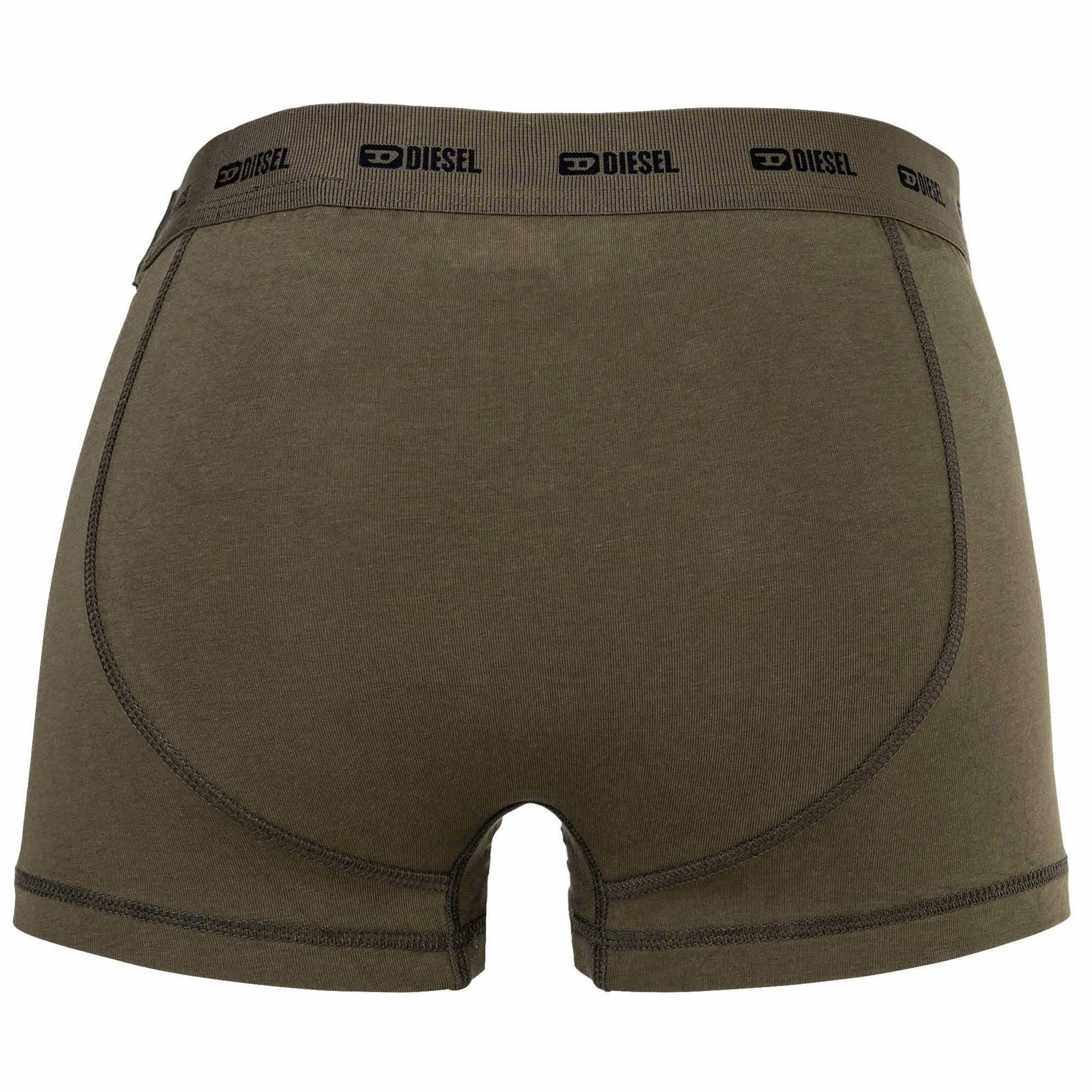 DIESEL Boxeralsók 'Damien' khaki / olíva / fekete
