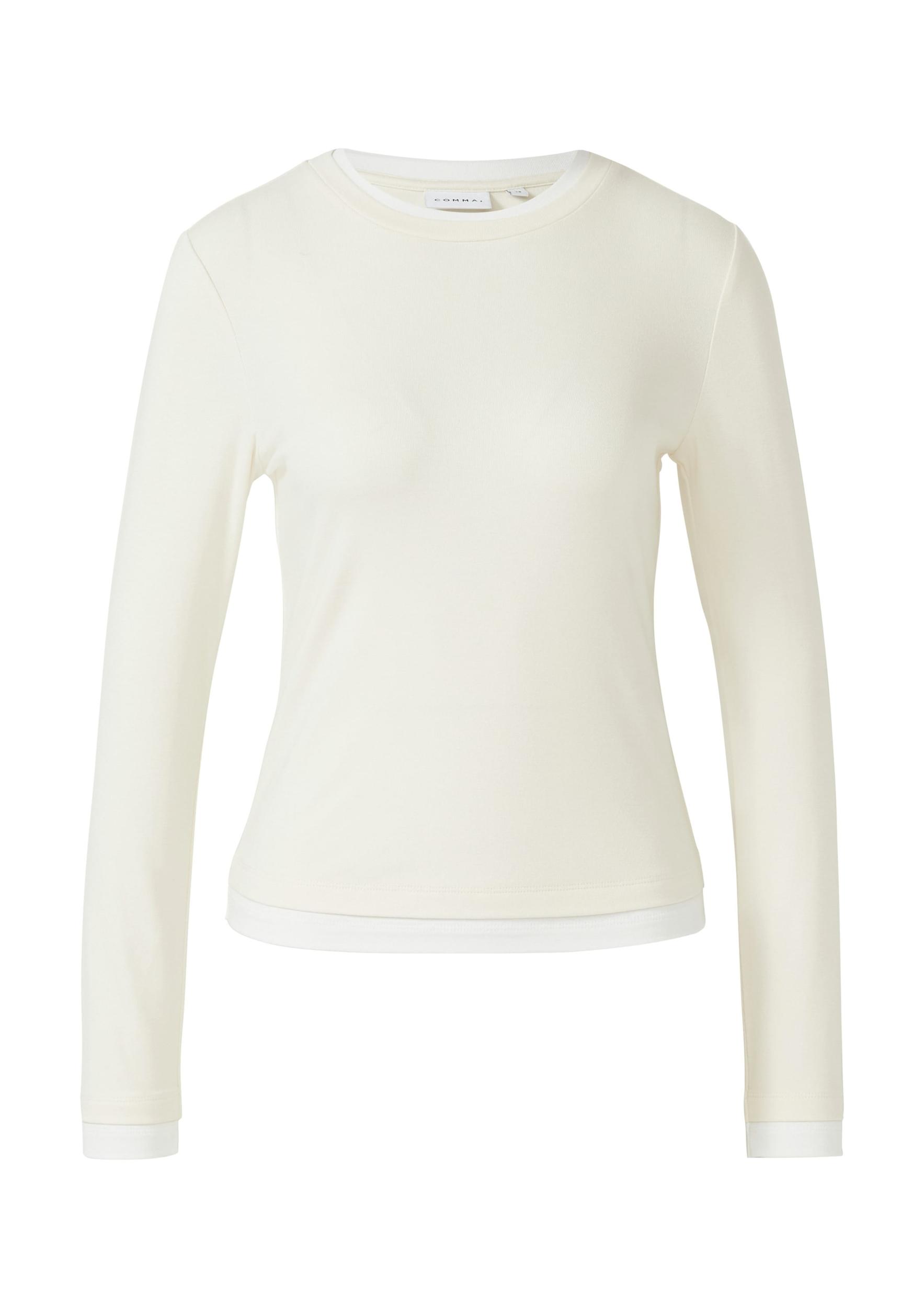 COMMA Póló krém / fehér
